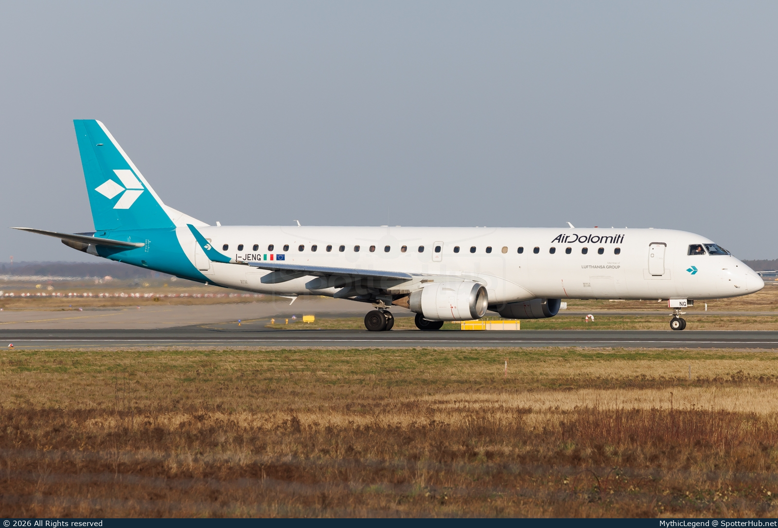 Photo of I-JENG - Embraer ERJ-190LR operated by Air Dolomiti