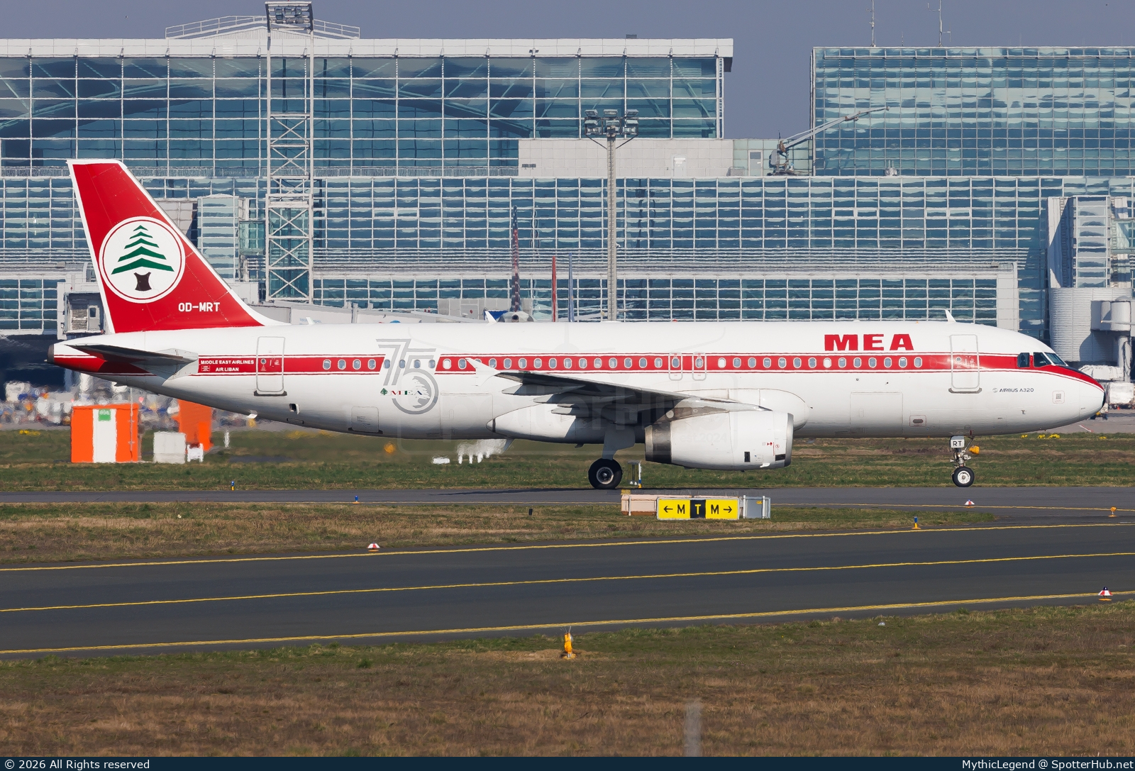 Photo of OD-MRT - Airbus A320-232 operated by MEA Middle East Airlines