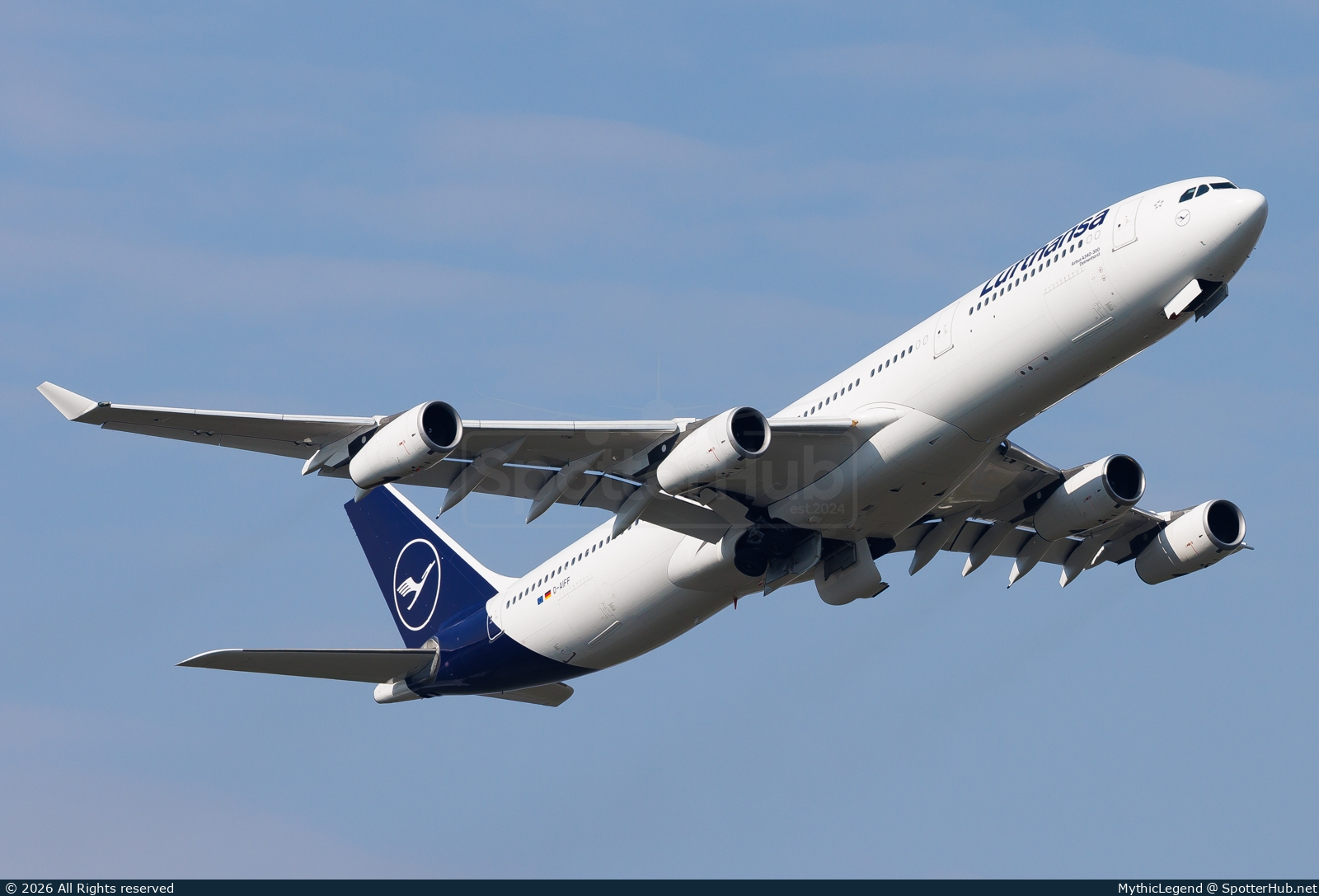 Photo of D-AIFF - Airbus A340-313 operated by Lufthansa