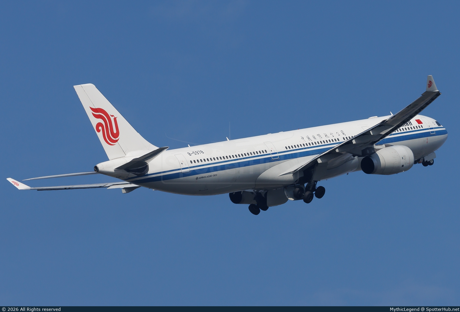 Photo of B-5978 - Airbus A330-343 operated by Air China