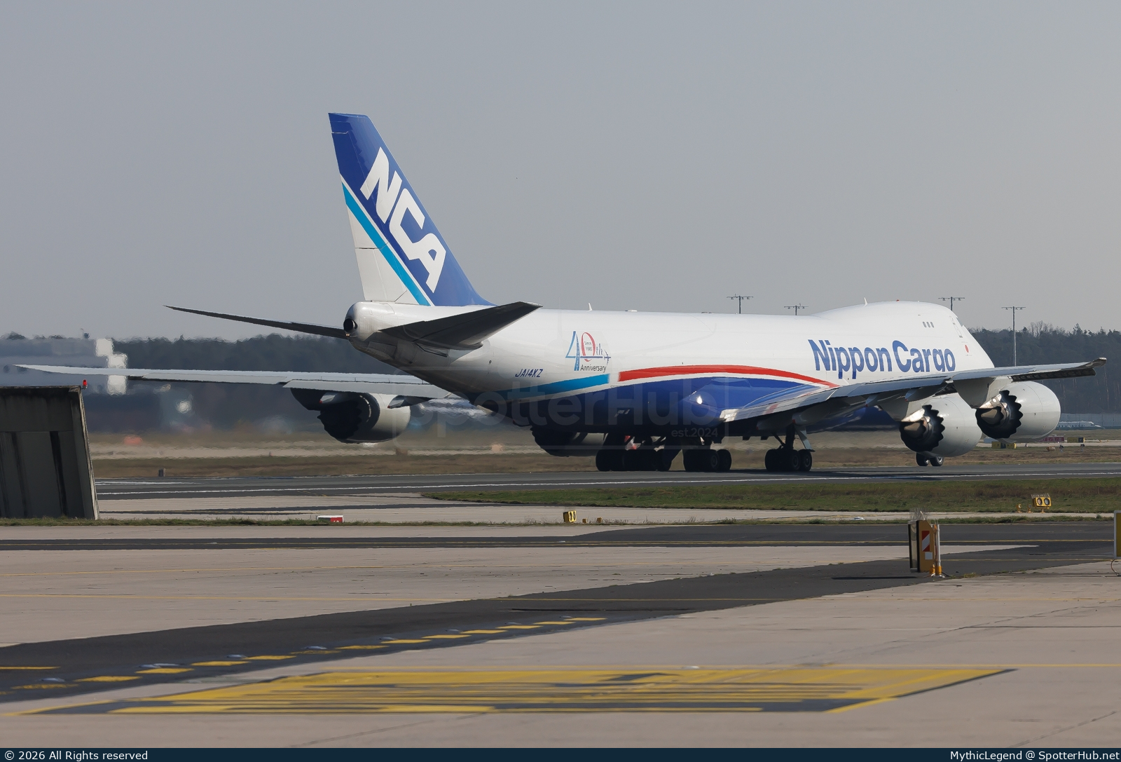 Photo of JA14KZ - Boeing 747-8KZF operated by Nippon Cargo Airlines