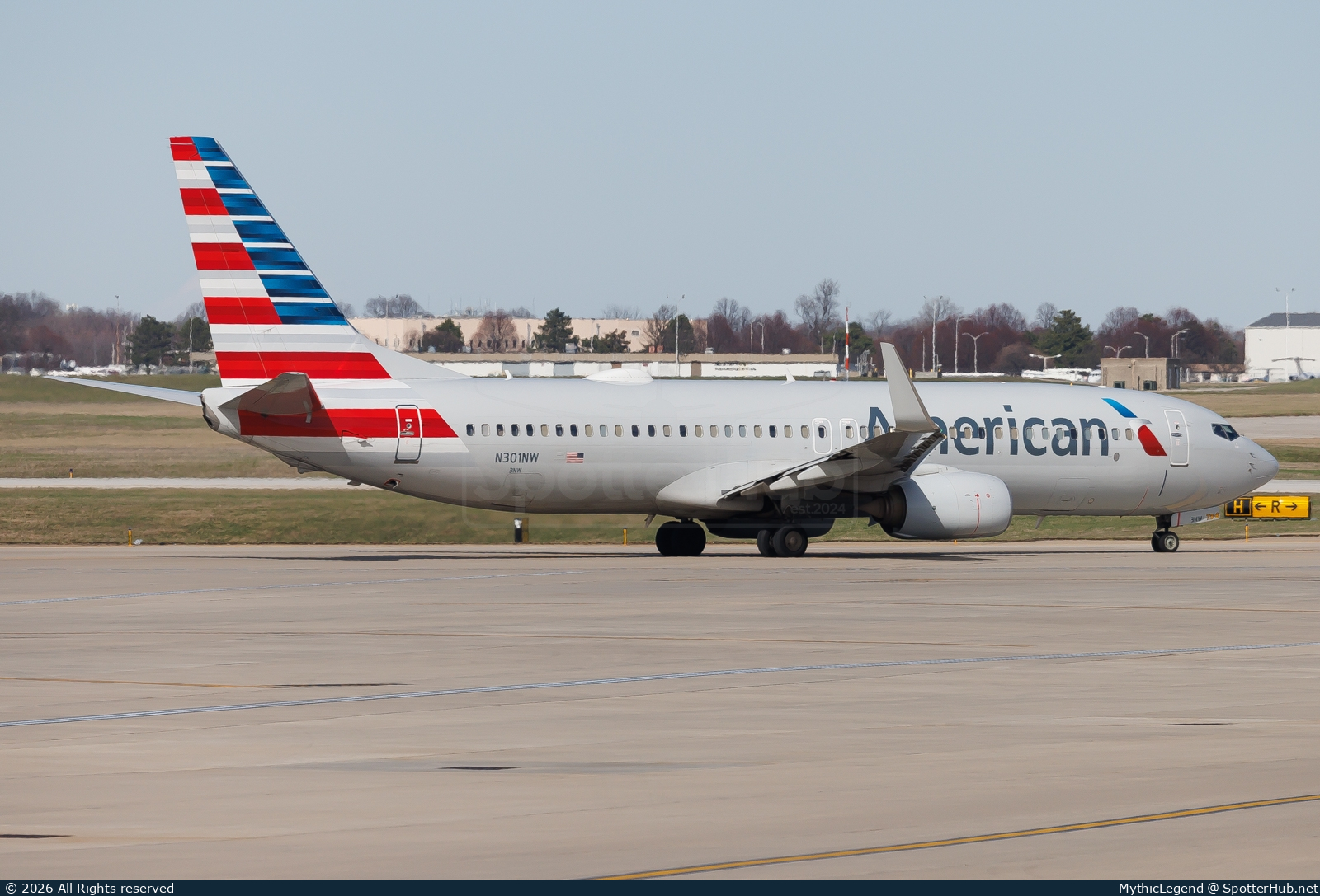 Photo of N301NW - Boeing 737-823 operated by American Airlines