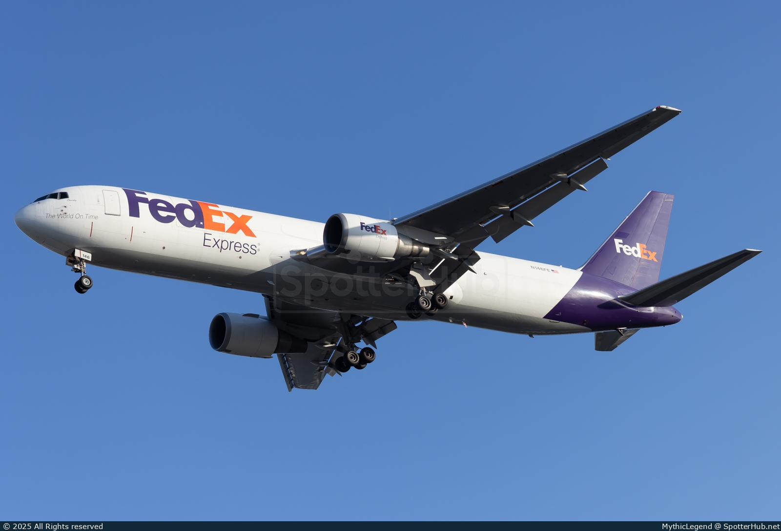 Photo of N146FE - Boeing 767-3S2F operated by FedEx