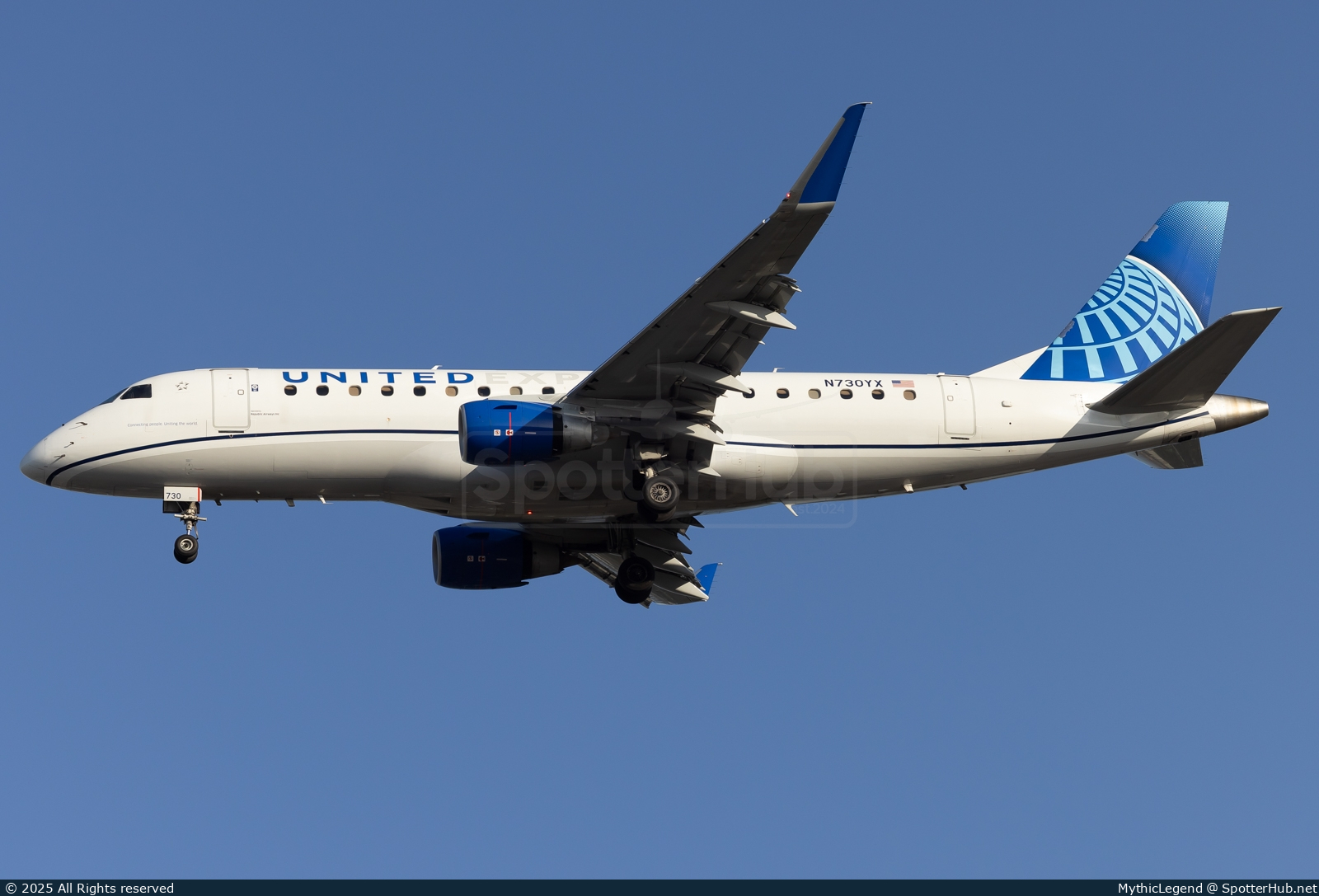 Photo of N730YX - Embraer ERJ-175LR operated by United Express (opb Republic Airways)