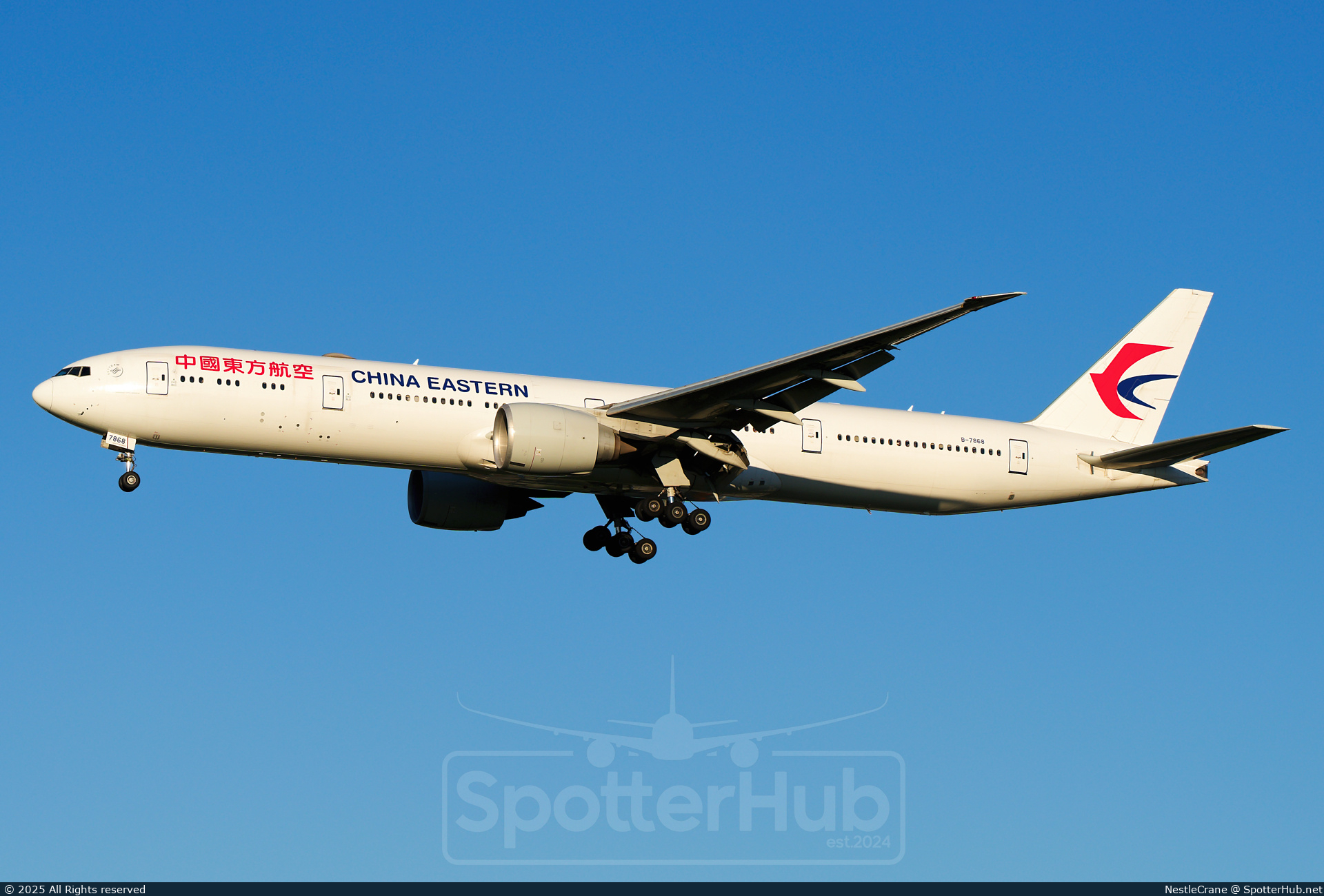 Photo of B-7868 - Boeing 777-39P(ER) operated by China Eastern Airlines