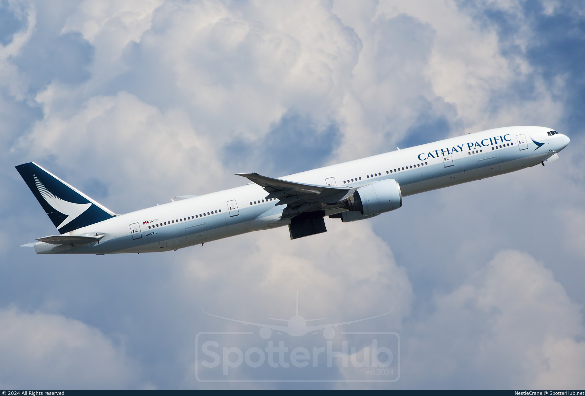 Photo of B-KPE - Boeing 777-367(ER) operated by Cathay Pacific Airways