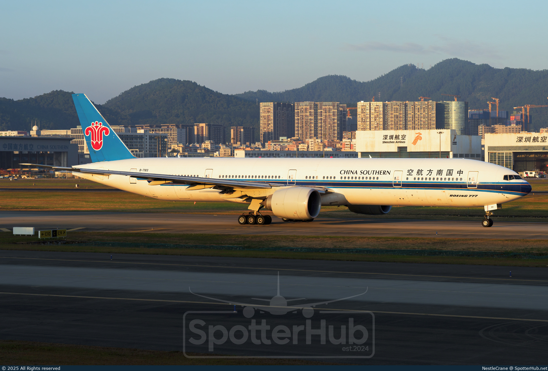 Photo of B-7183 - Boeing 777-31B(ER) operated by China Southern Airlines