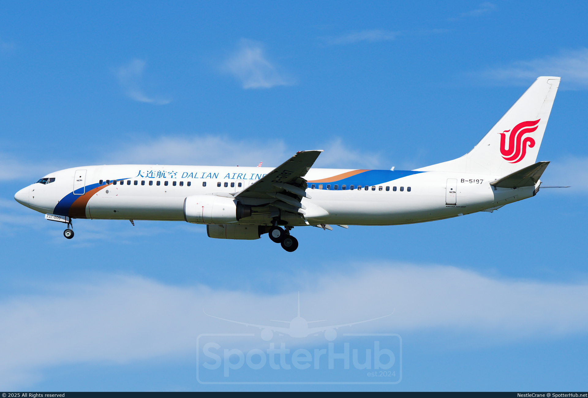 Photo of B-5197 - Boeing 737-86N operated by Dalian Airlines
