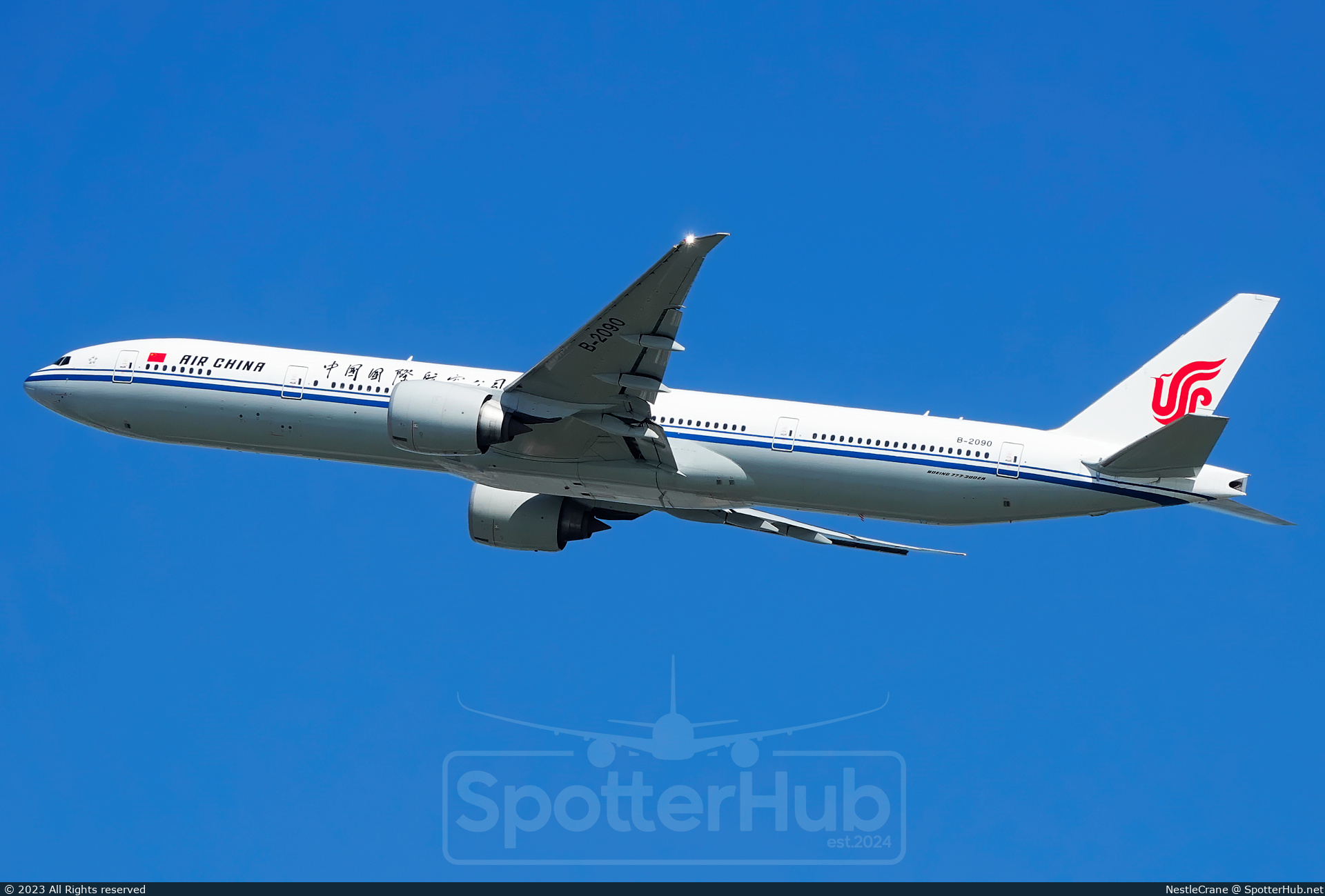 Photo of B-2090 - Boeing 777-39L(ER) operated by Air China