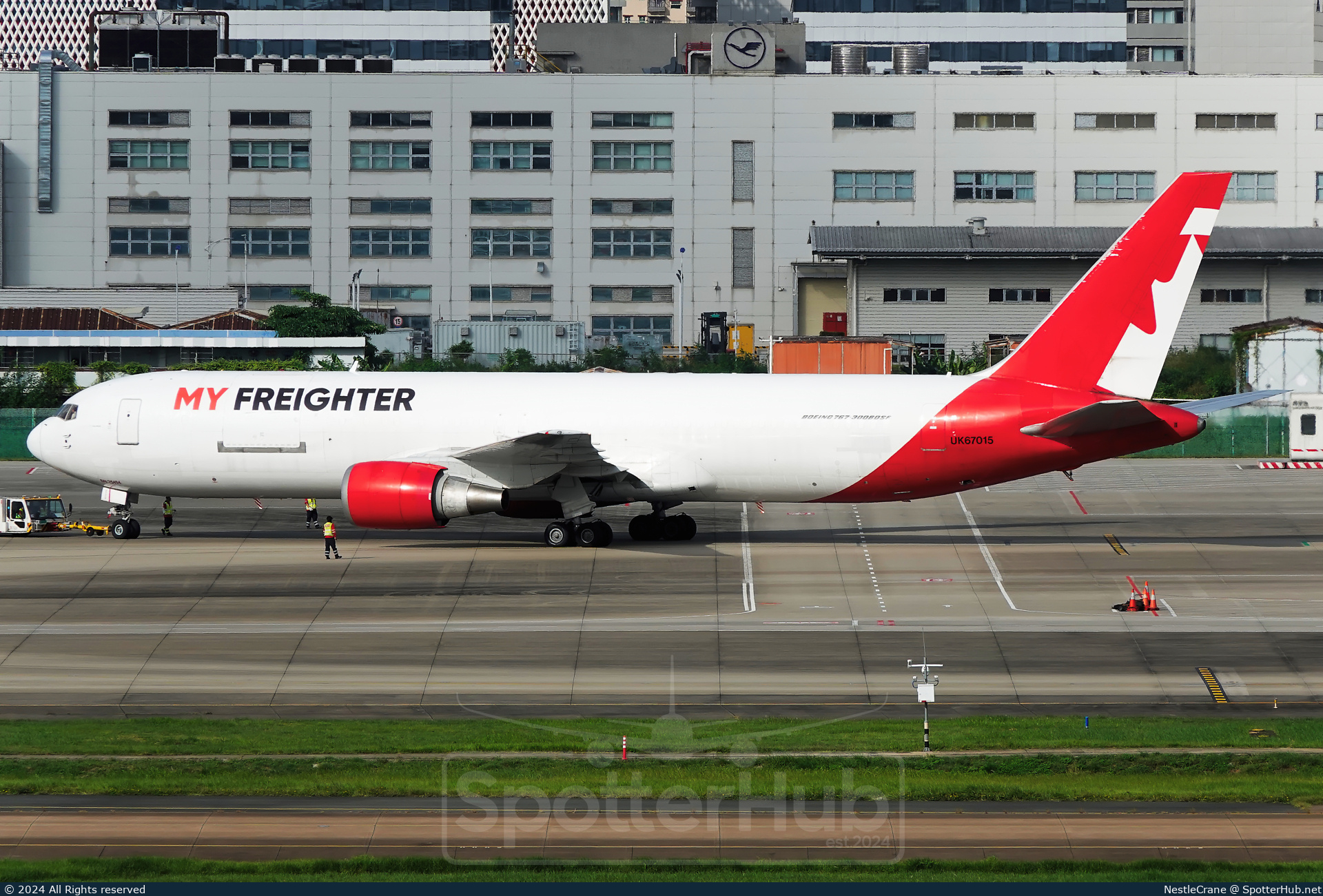 Photo of UK67015 - Boeing 767-38E(ER)(BDSF) operated by My Freighter