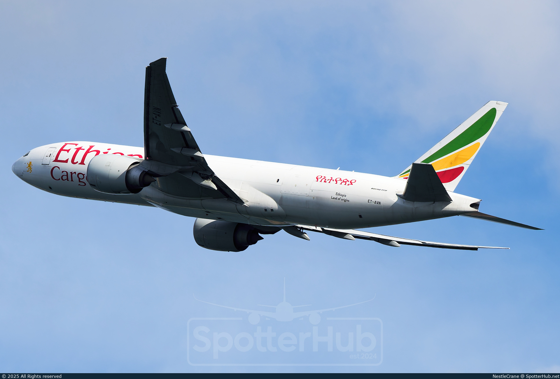 Photo of ET-AVN - Boeing 777-F60 operated by Ethiopian Airlines Cargo