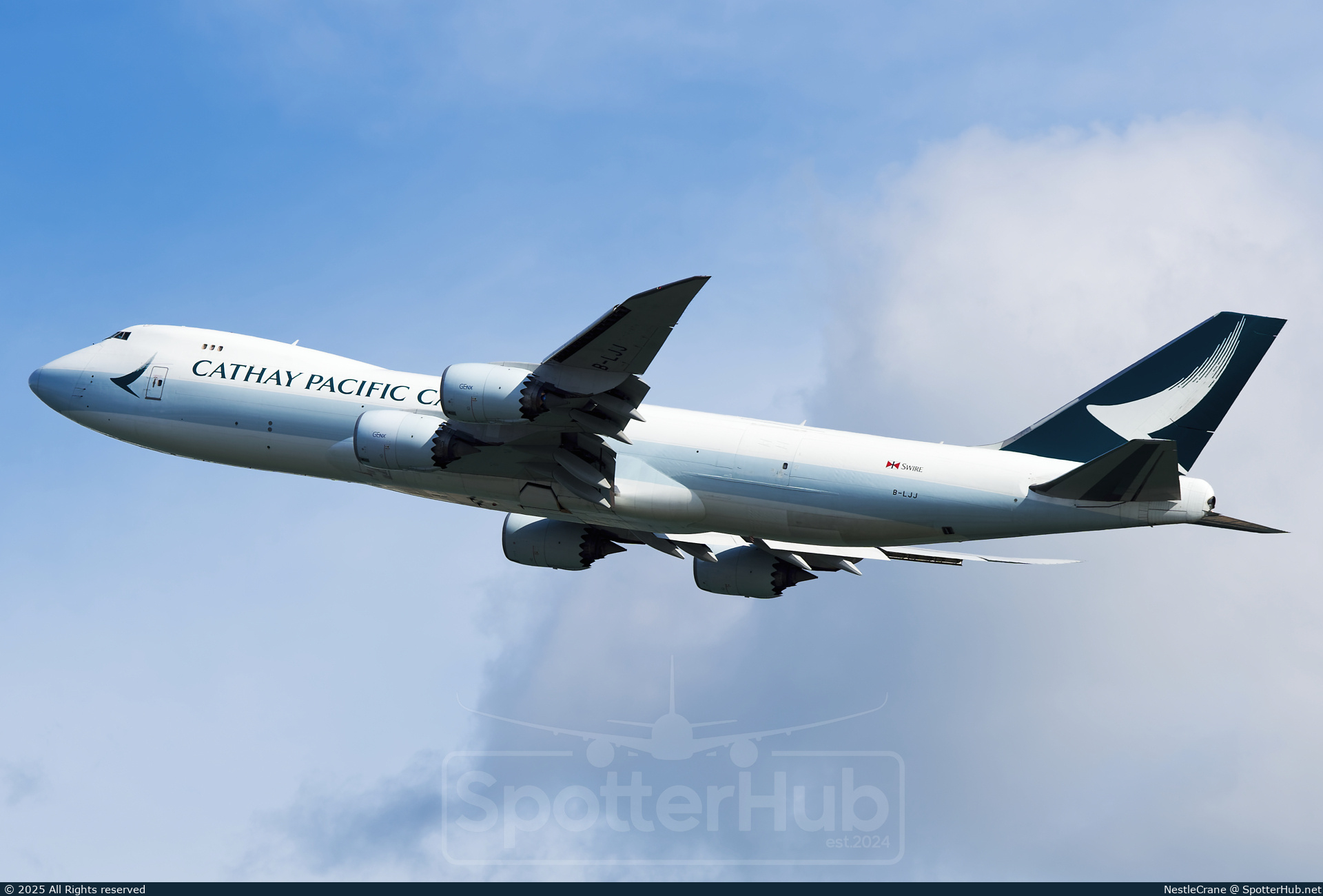 Photo of B-LJJ - Boeing 747-867F operated by Cathay Pacific Cargo