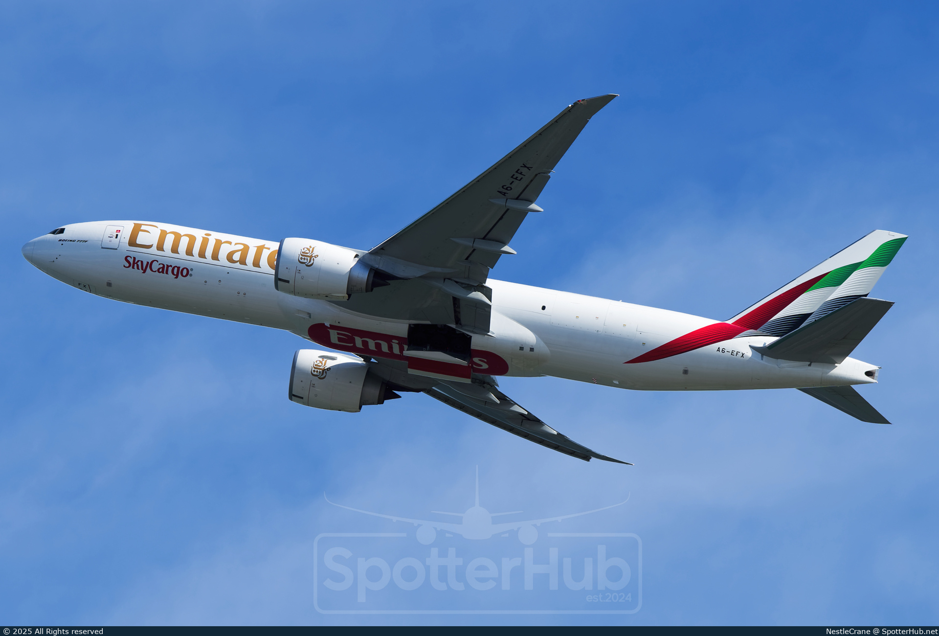 Photo of A6-EFX - Boeing 777-F operated by Emirates SkyCargo