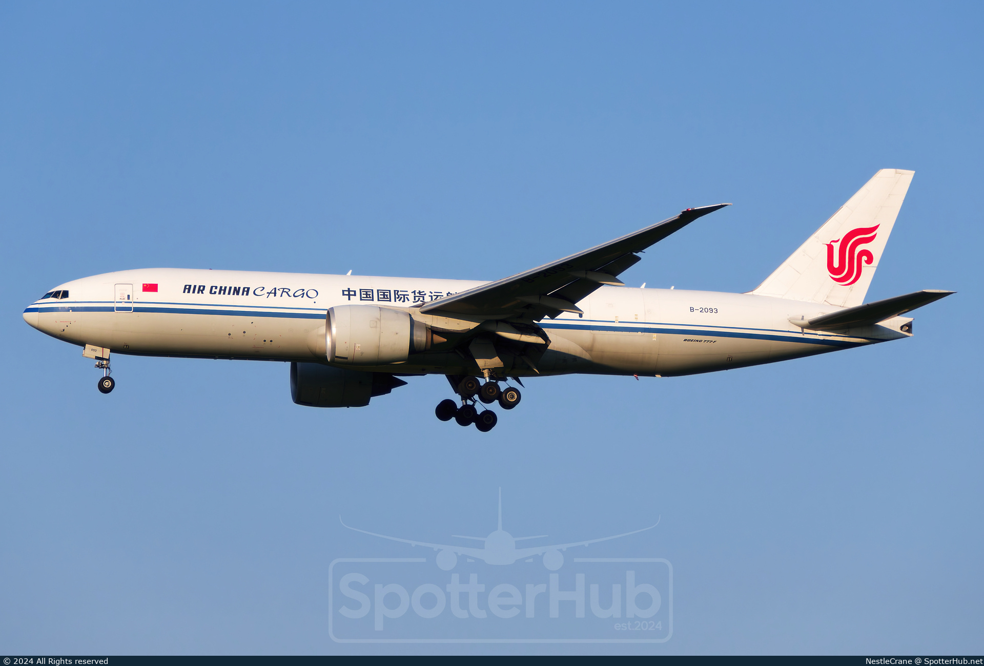 Photo of B-2093 - Boeing 777-FFT operated by Air China Cargo