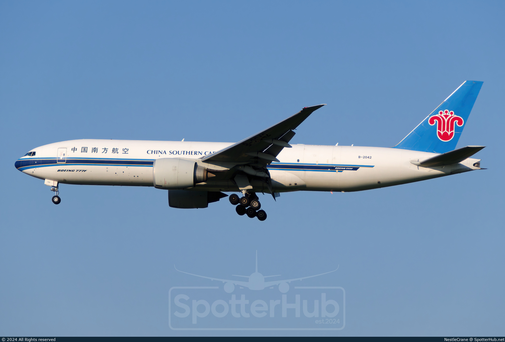 Photo of B-2042 - Boeing 777-F1B operated by China Southern Cargo
