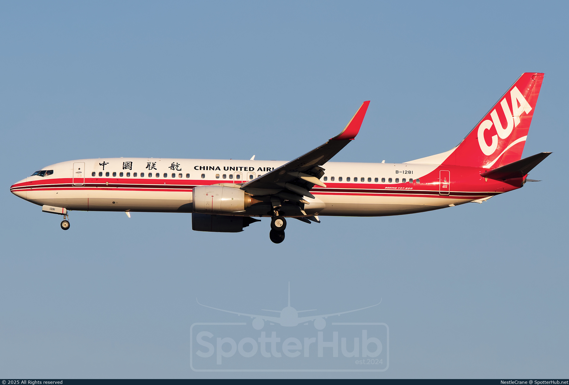 Photo of B-1281 - Boeing 737-89P operated by China United Airlines