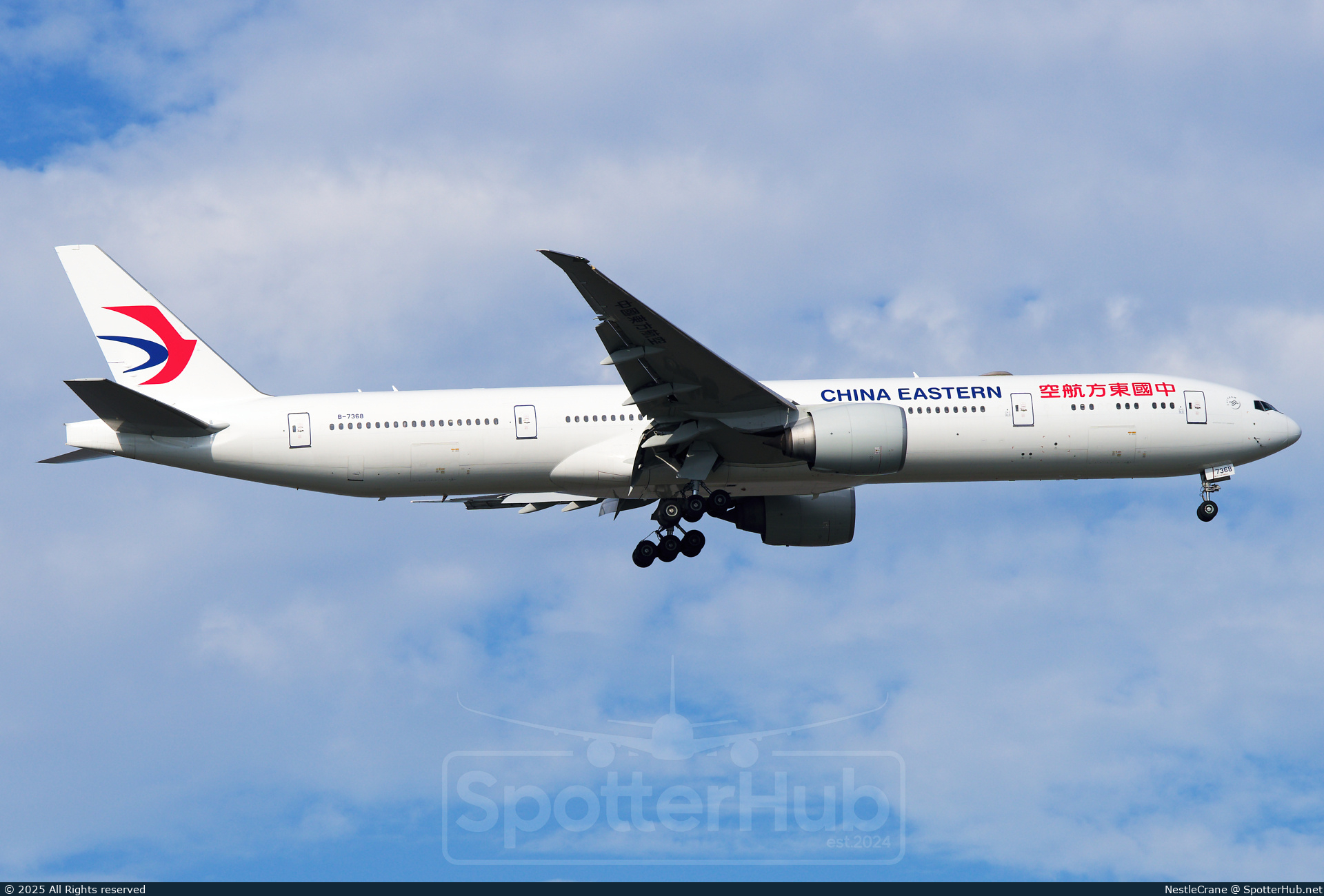 Photo of B-7368 - Boeing 777-39P(ER) operated by China Eastern Airlines