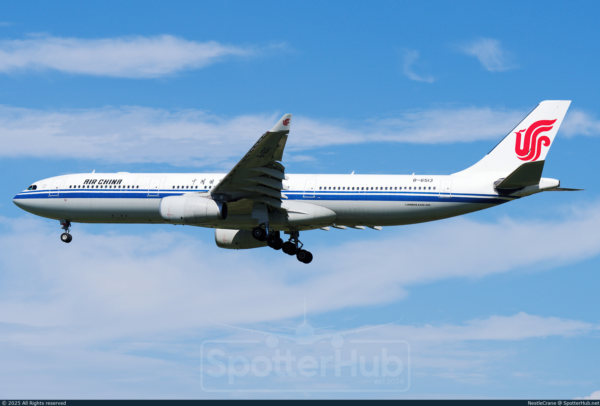 Photo of B-6513 - Airbus A330-343 operated by Air China