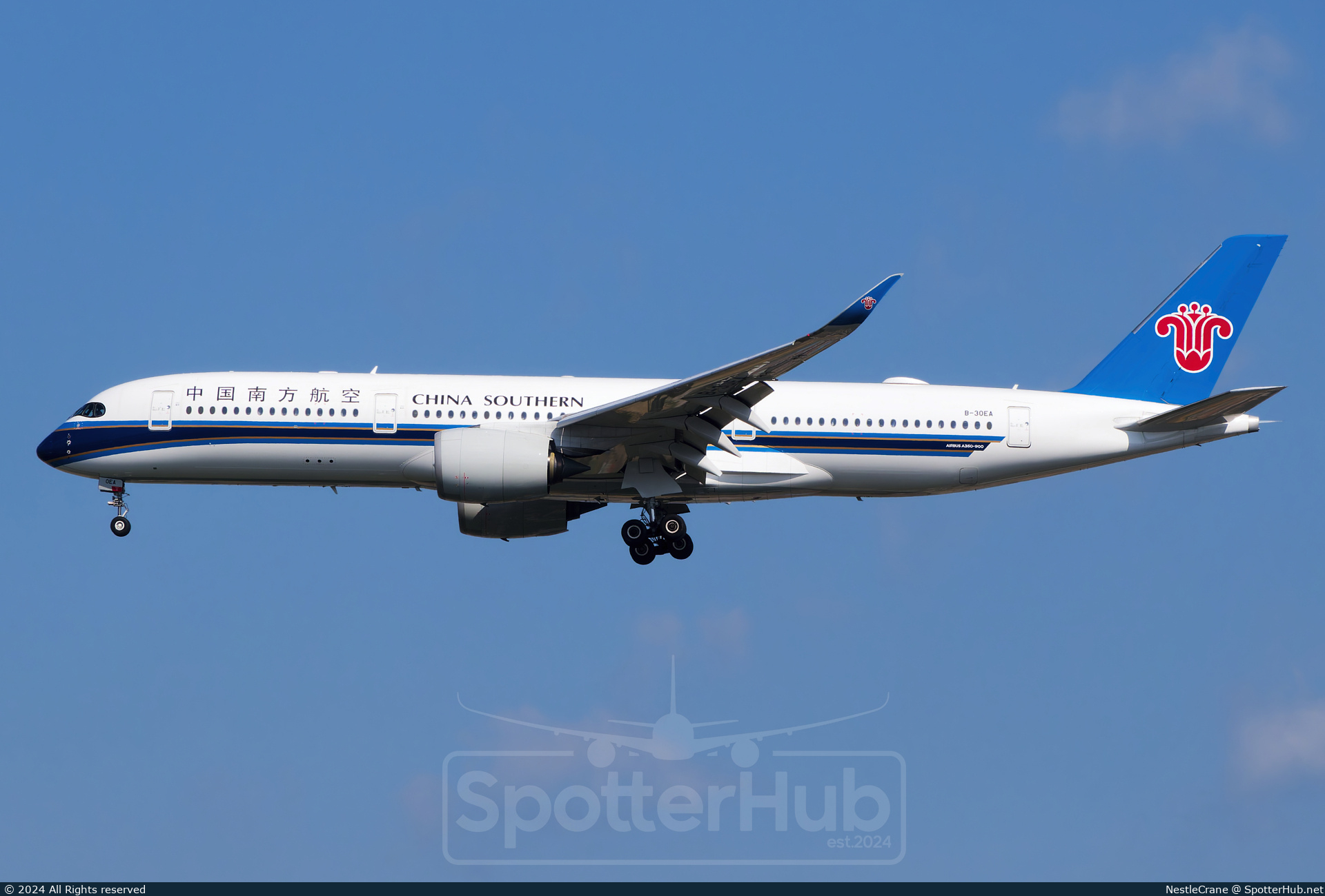Photo of B-30EA - Airbus A350-941 operated by China Southern Airlines