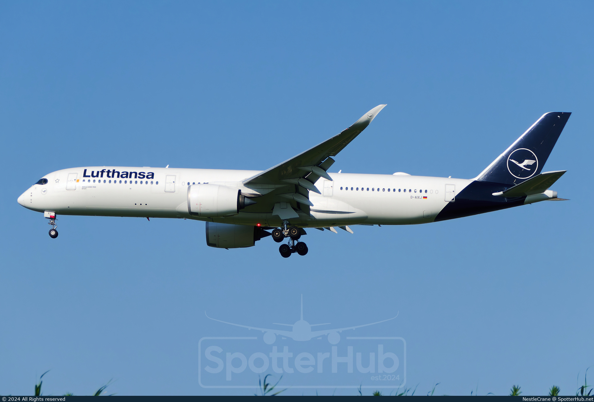 Photo of D-AIXJ - Airbus A350-941 operated by Lufthansa