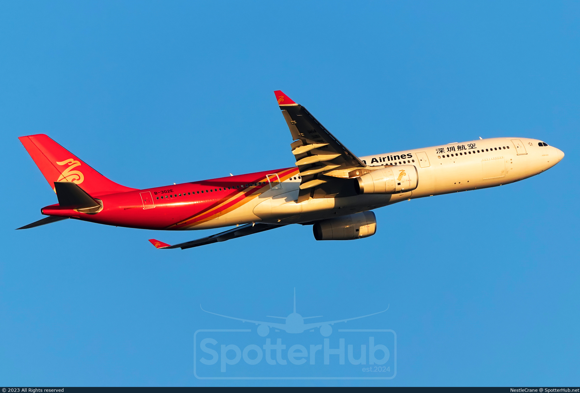 Photo of B-302E - Airbus A330-343 operated by Shenzhen Airlines