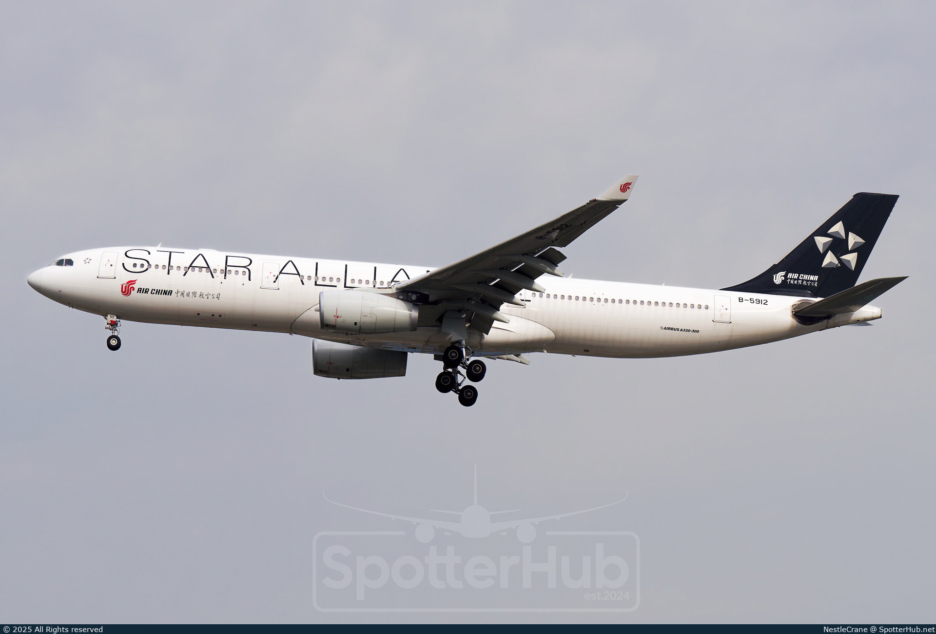 Photo of B-5912 - Airbus A330-343 operated by Air China