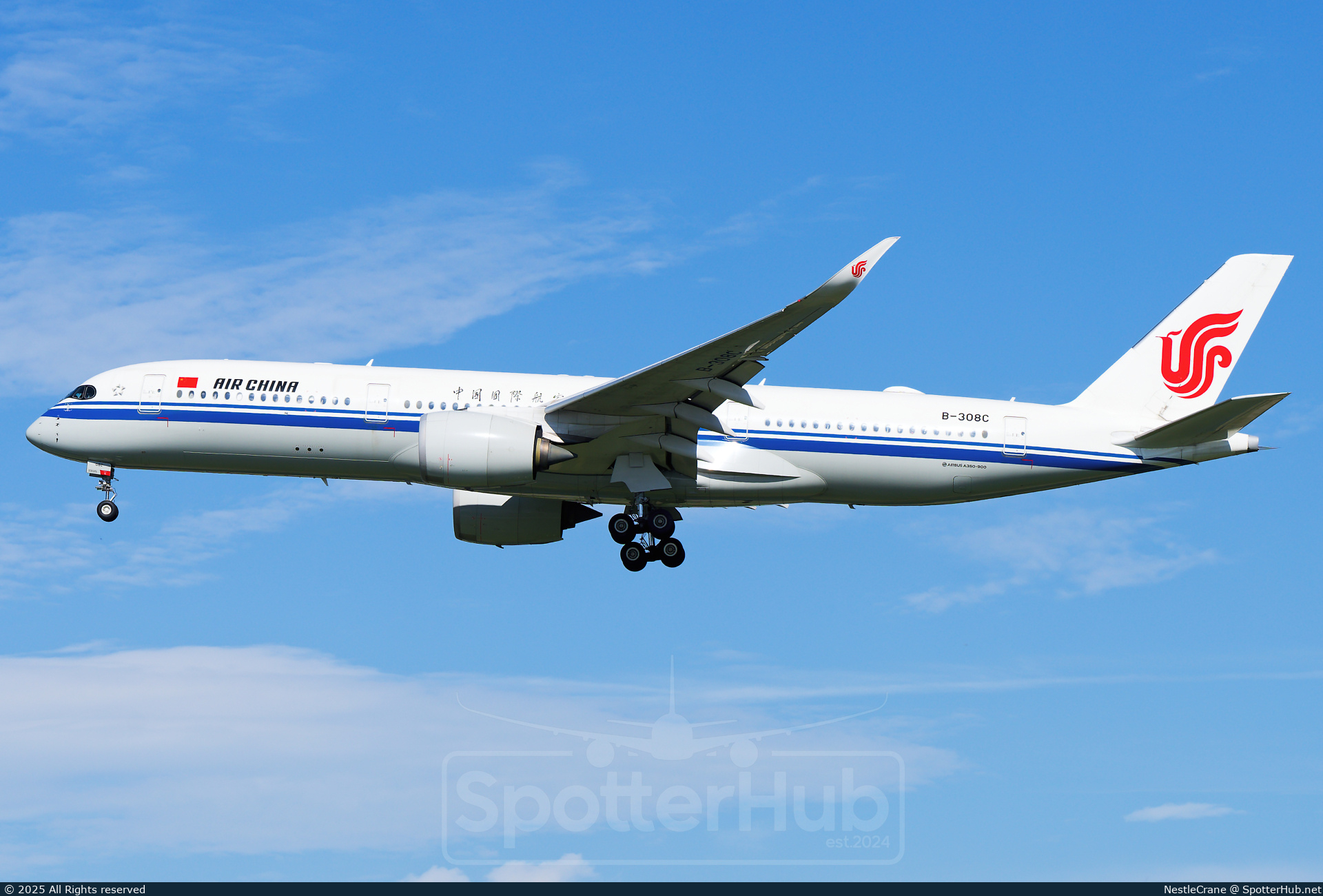 Photo of B-308C - Airbus A350-941 operated by Air China