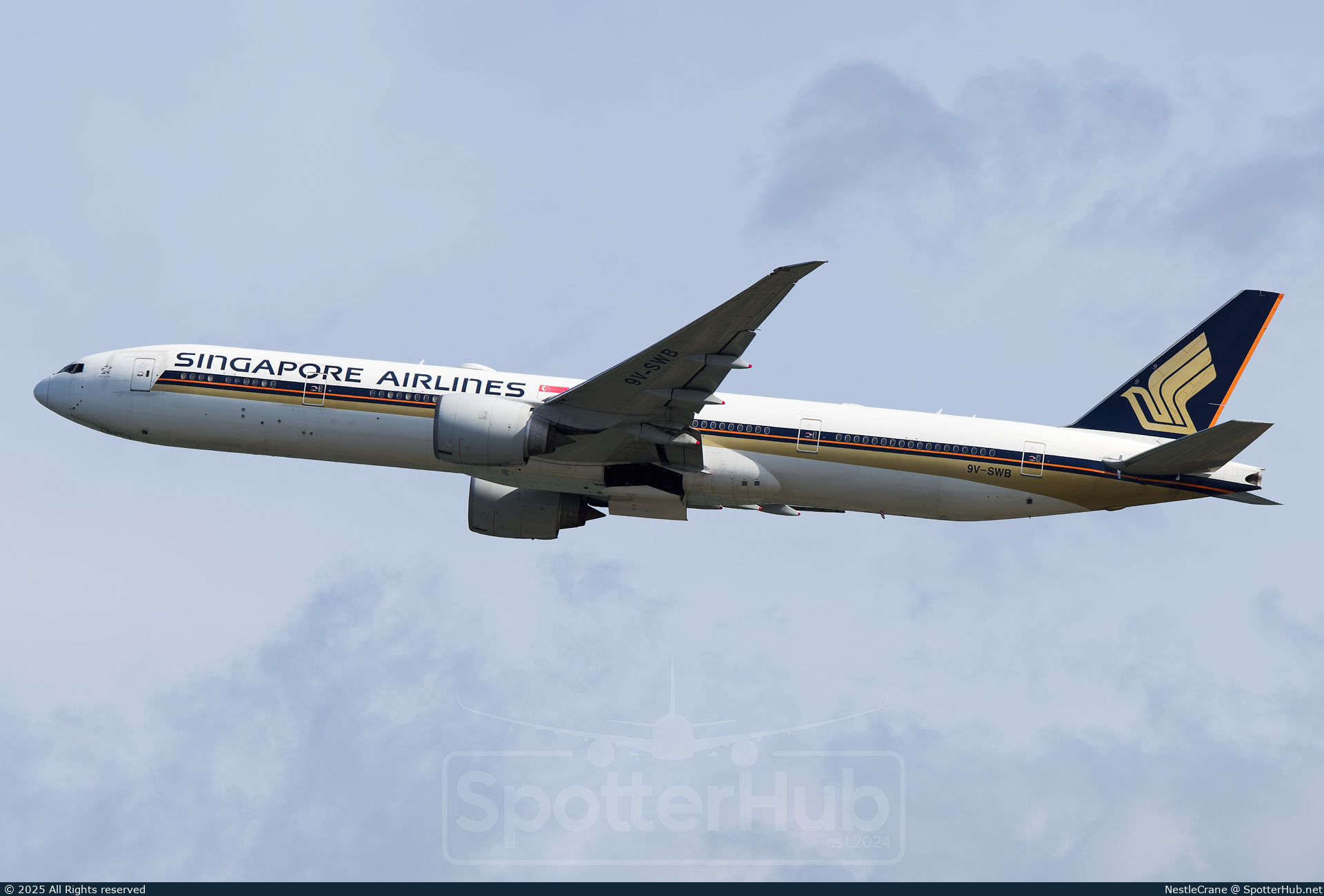 Photo of 9V-SWB - Boeing 777-312(ER) operated by Singapore Airlines