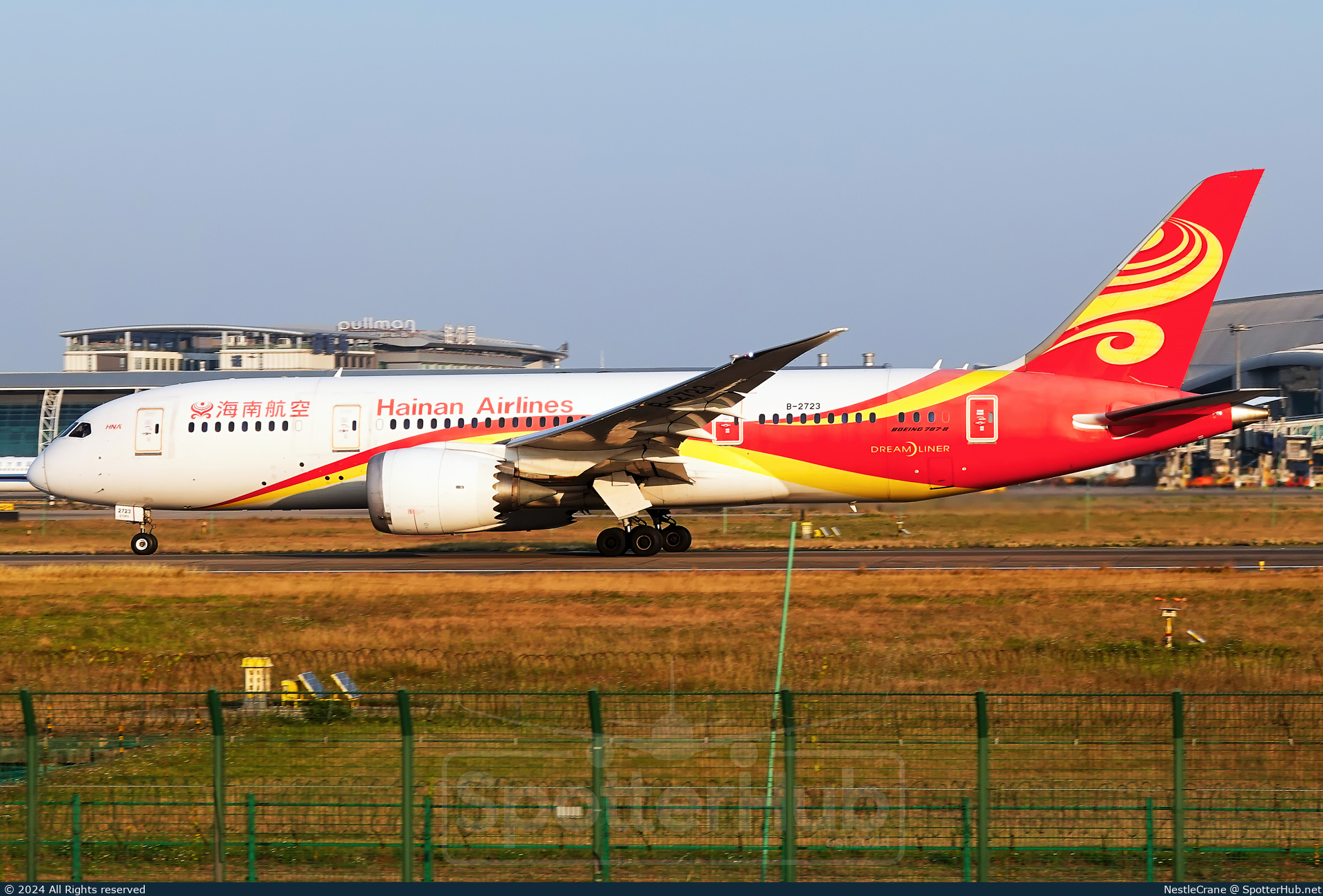 Photo of B-2723 - Boeing 787-8 Dreamliner operated by Hainan Airlines