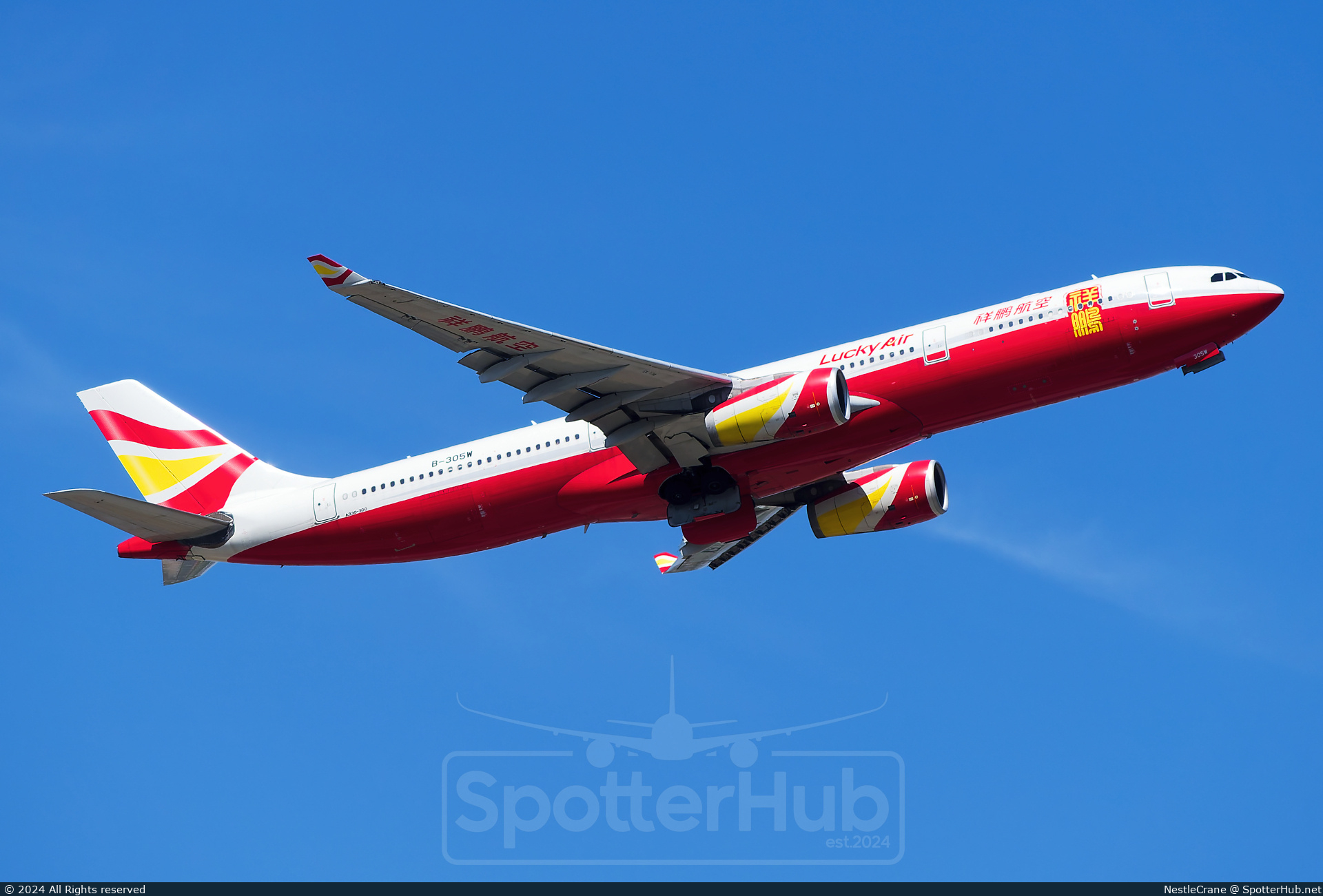 Photo of B-305W - Airbus A330-343 operated by Lucky Air