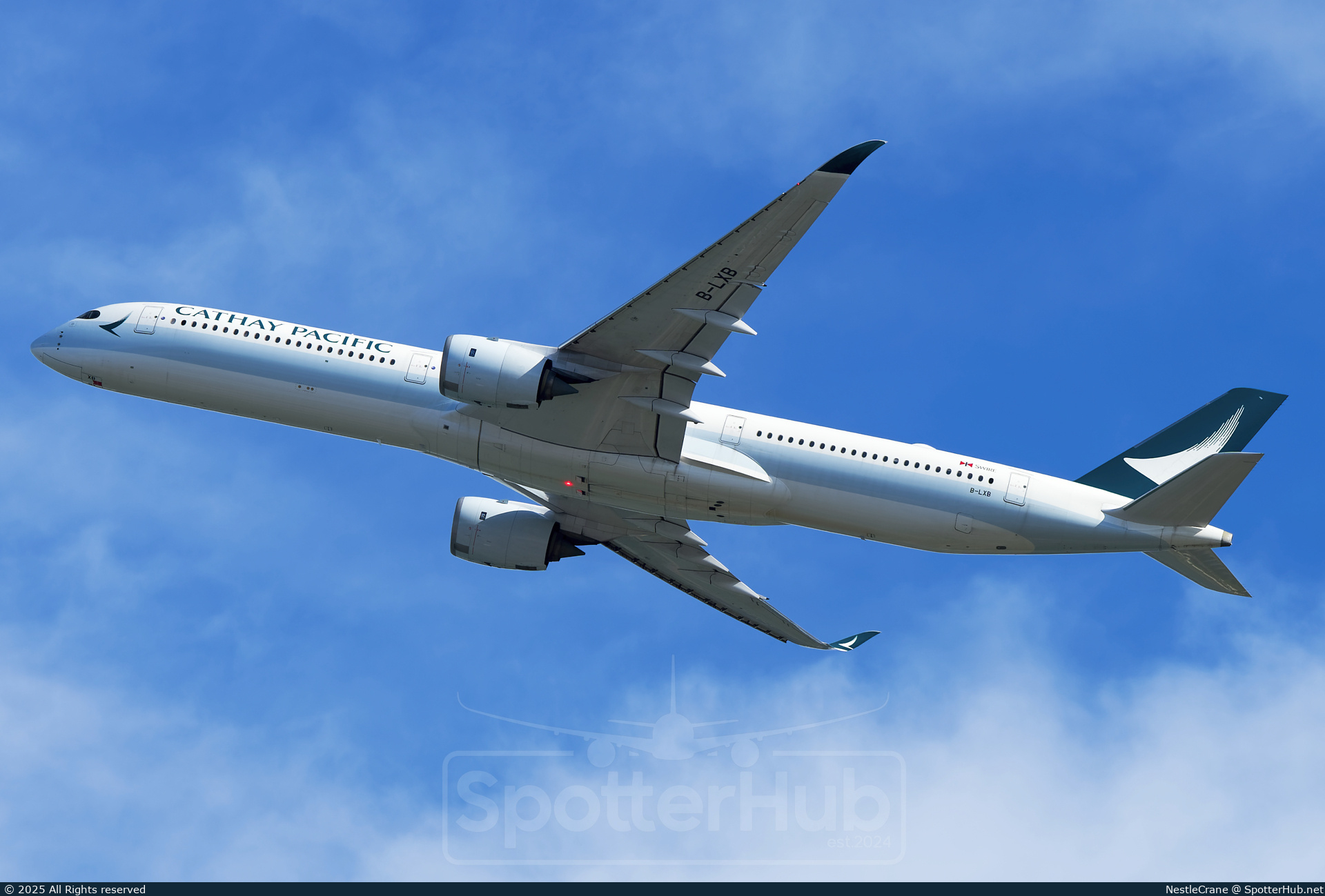 Photo of B-LXB - Airbus A350-1041 operated by Cathay Pacific Airways