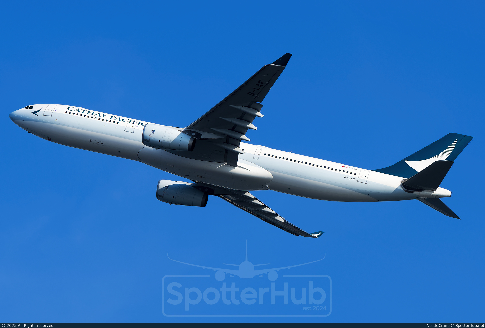 Photo of B-LAF - Airbus A330-342 operated by Cathay Pacific Airways