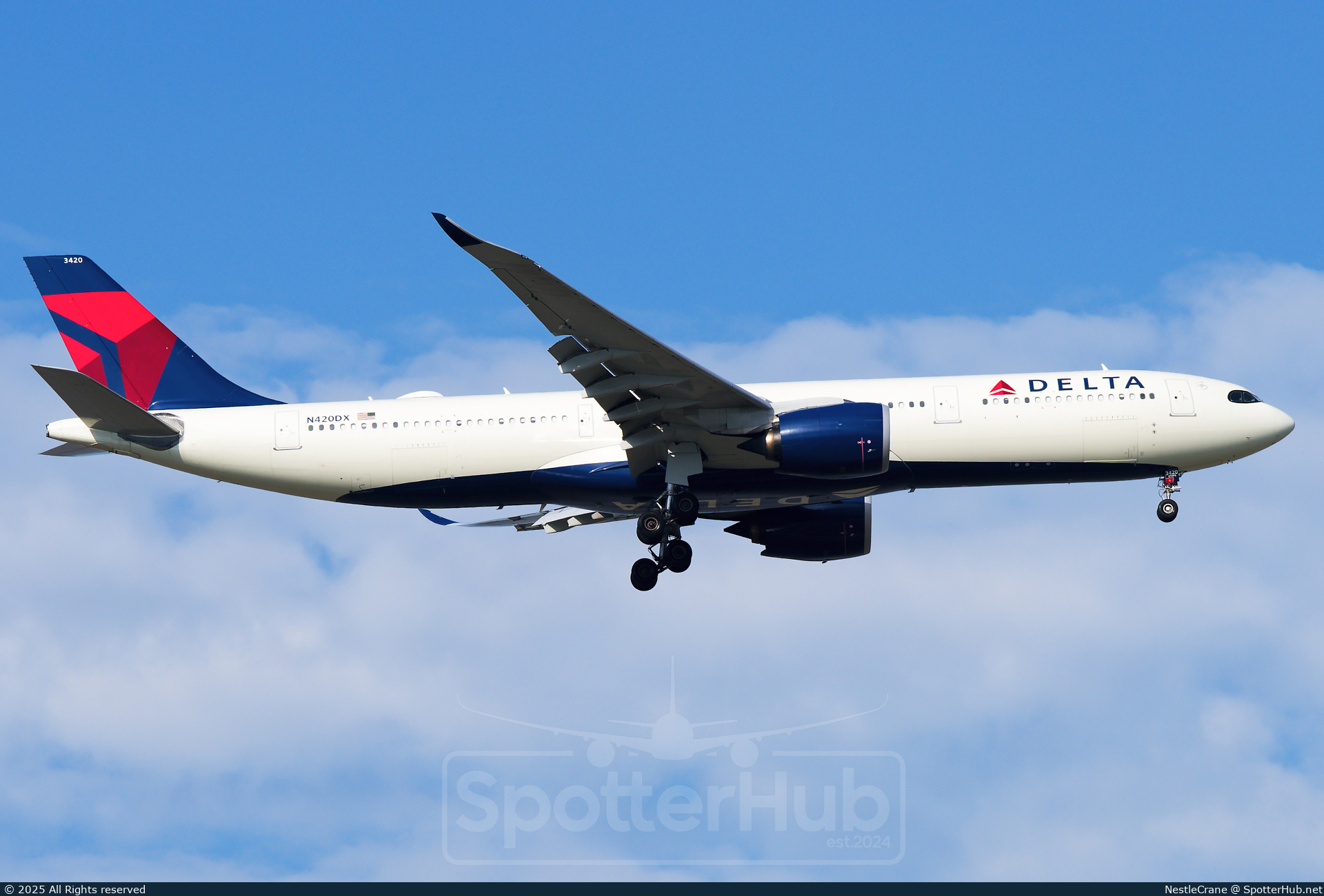 Photo of N420DX - Airbus A330-941 operated by Delta Air Lines