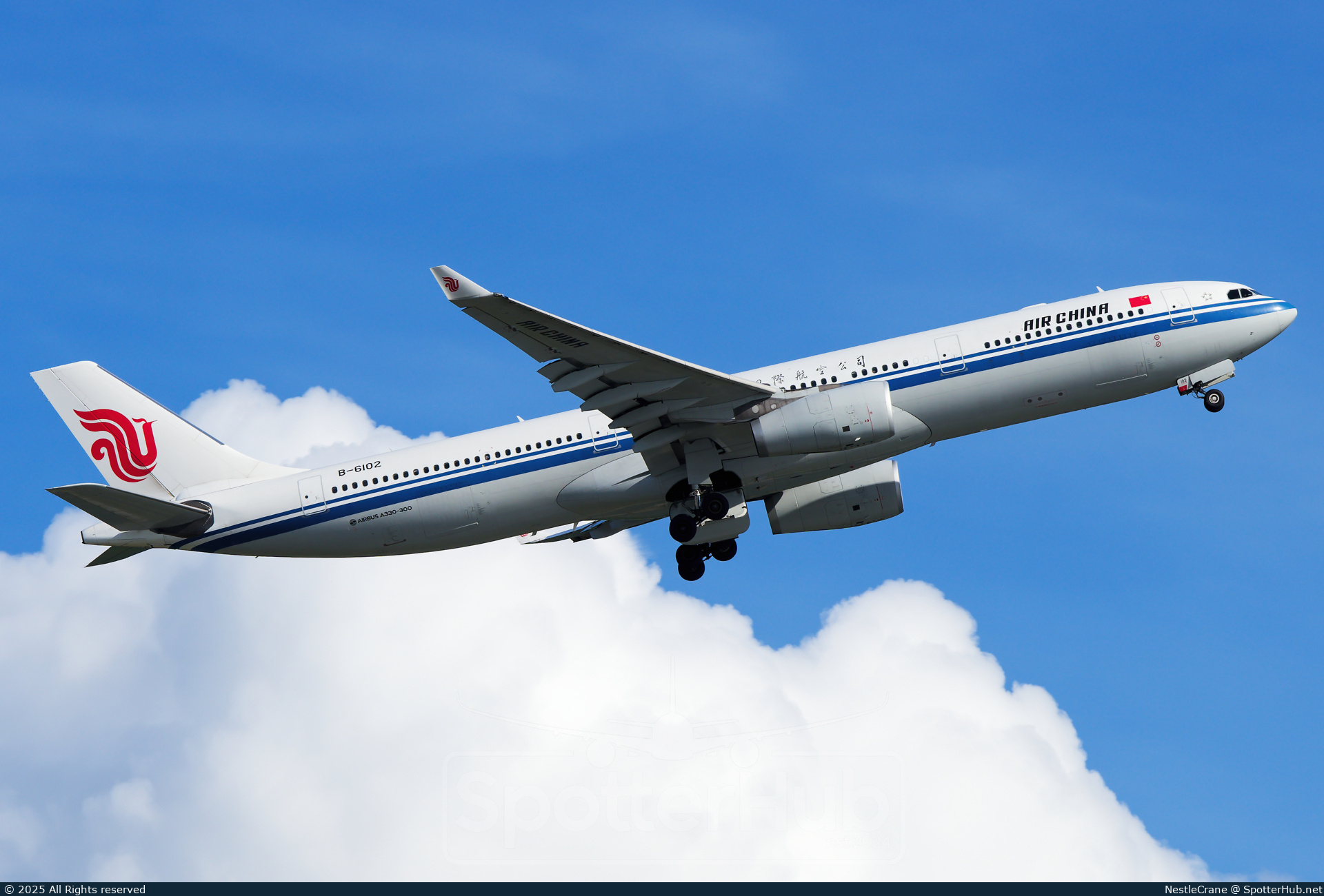 Photo of B-6102 - Airbus A330-343 operated by Air China