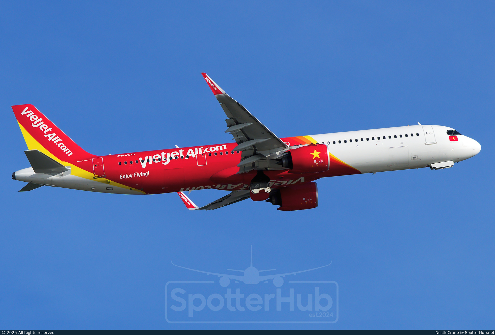 Photo of VN-A543 - Airbus A321-271NX operated by VietJet Air