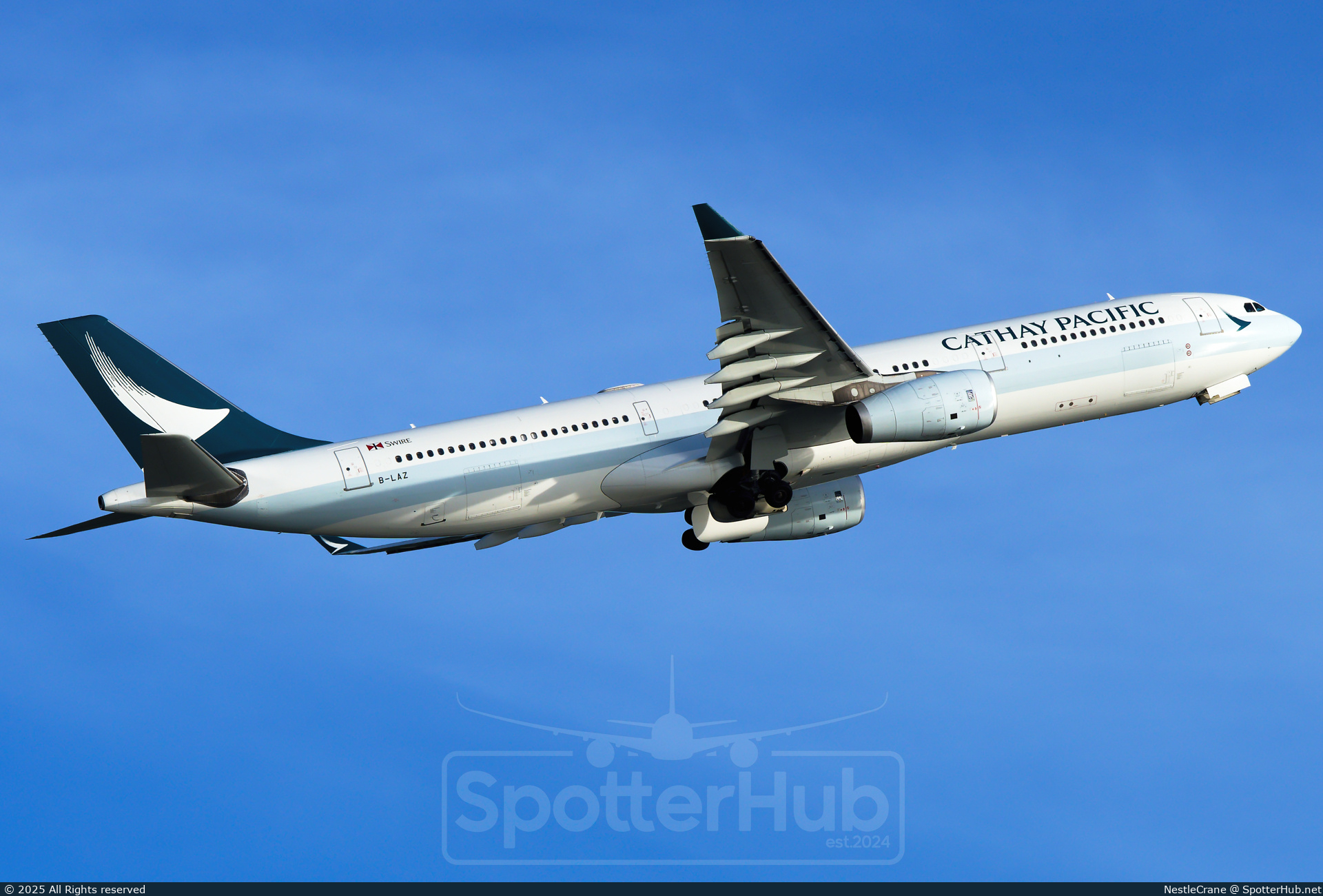 Photo of B-LAZ - Airbus A330-343 operated by Cathay Pacific Airways