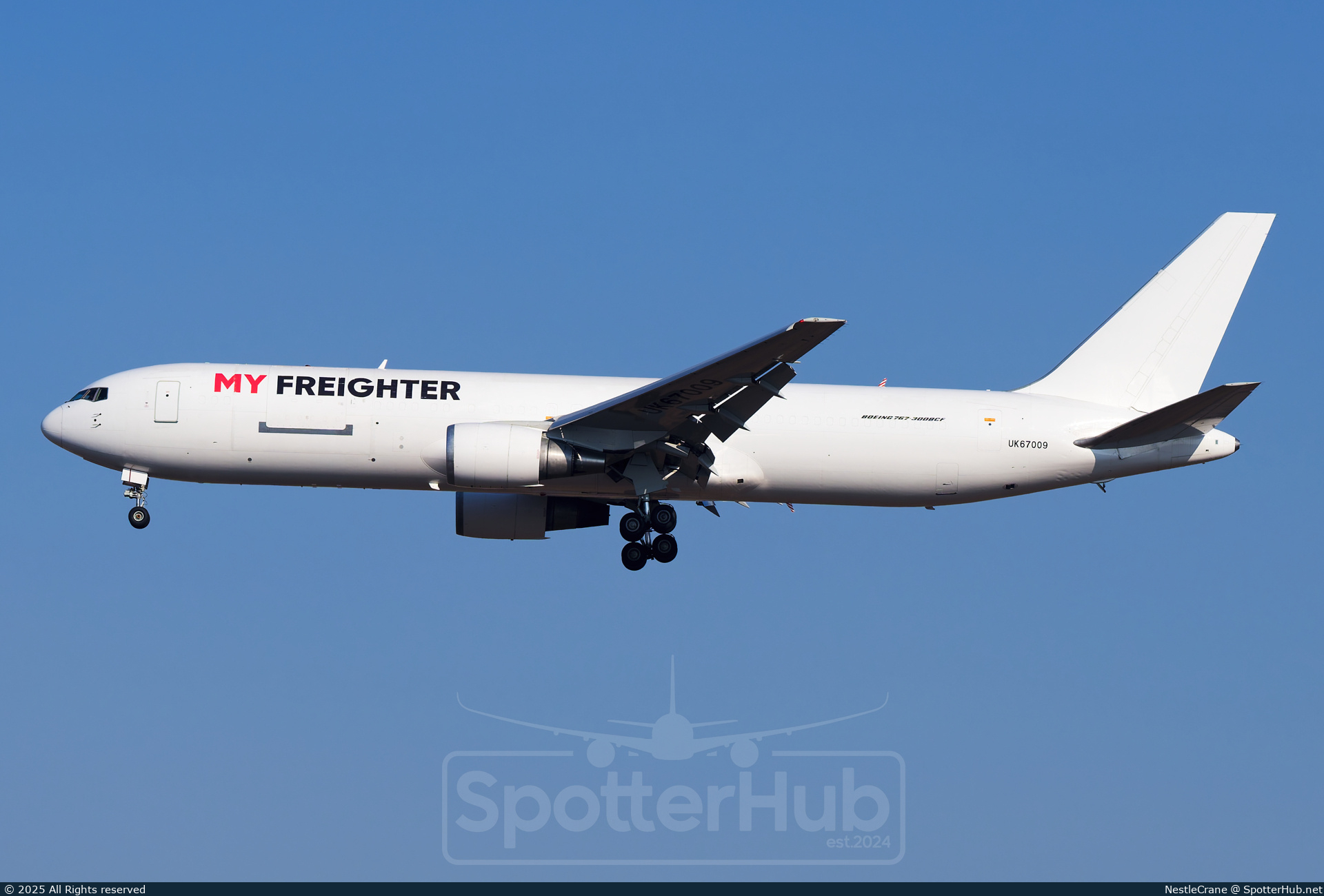 Photo of UK67009 - Boeing 767-3Q8(ER)(BCF) operated by My Freighter