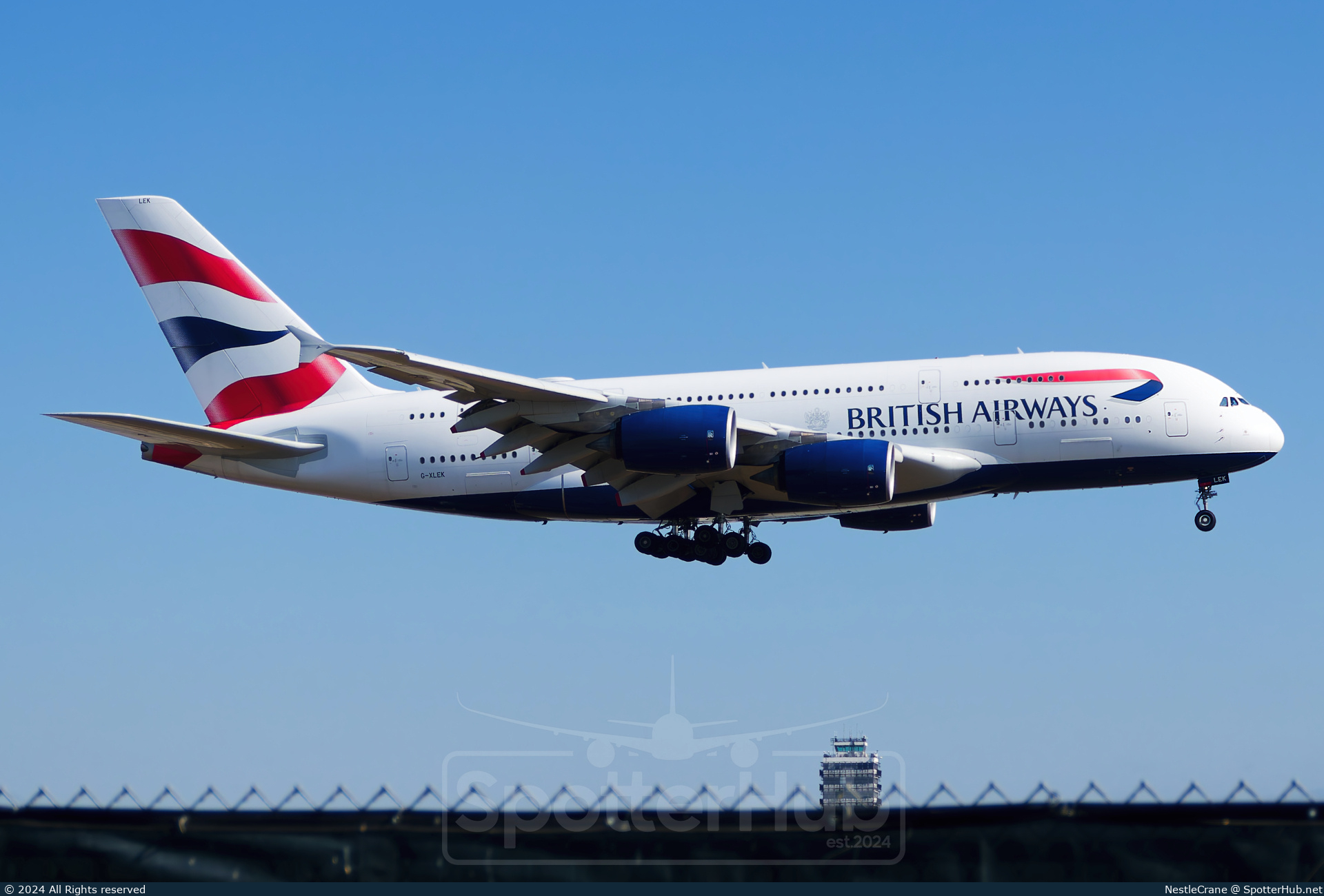 Photo of G-XLEK - Airbus A380-841 operated by British Airways