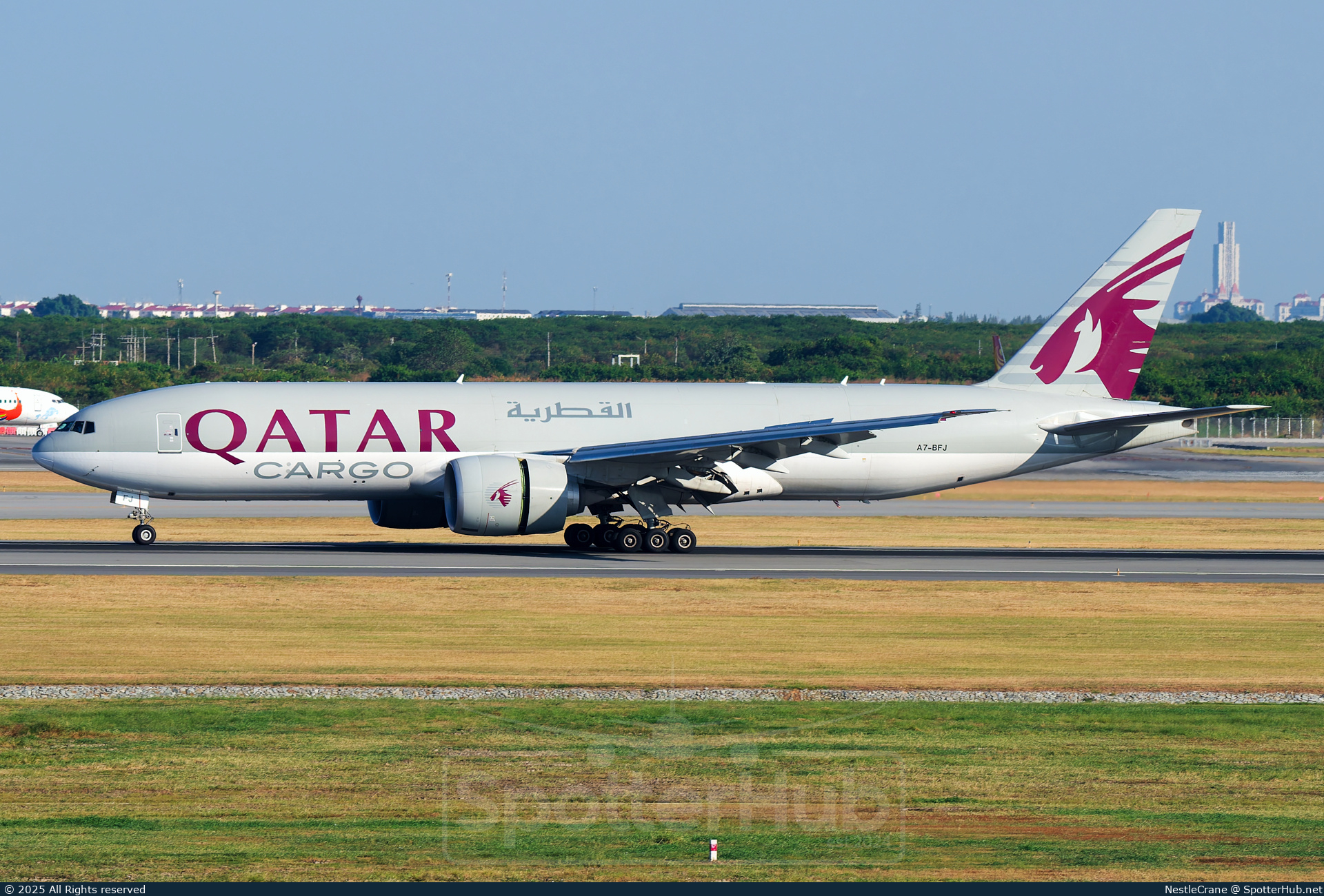 Photo of A7-BFJ - Boeing 777-FDZ operated by Qatar Airways Cargo
