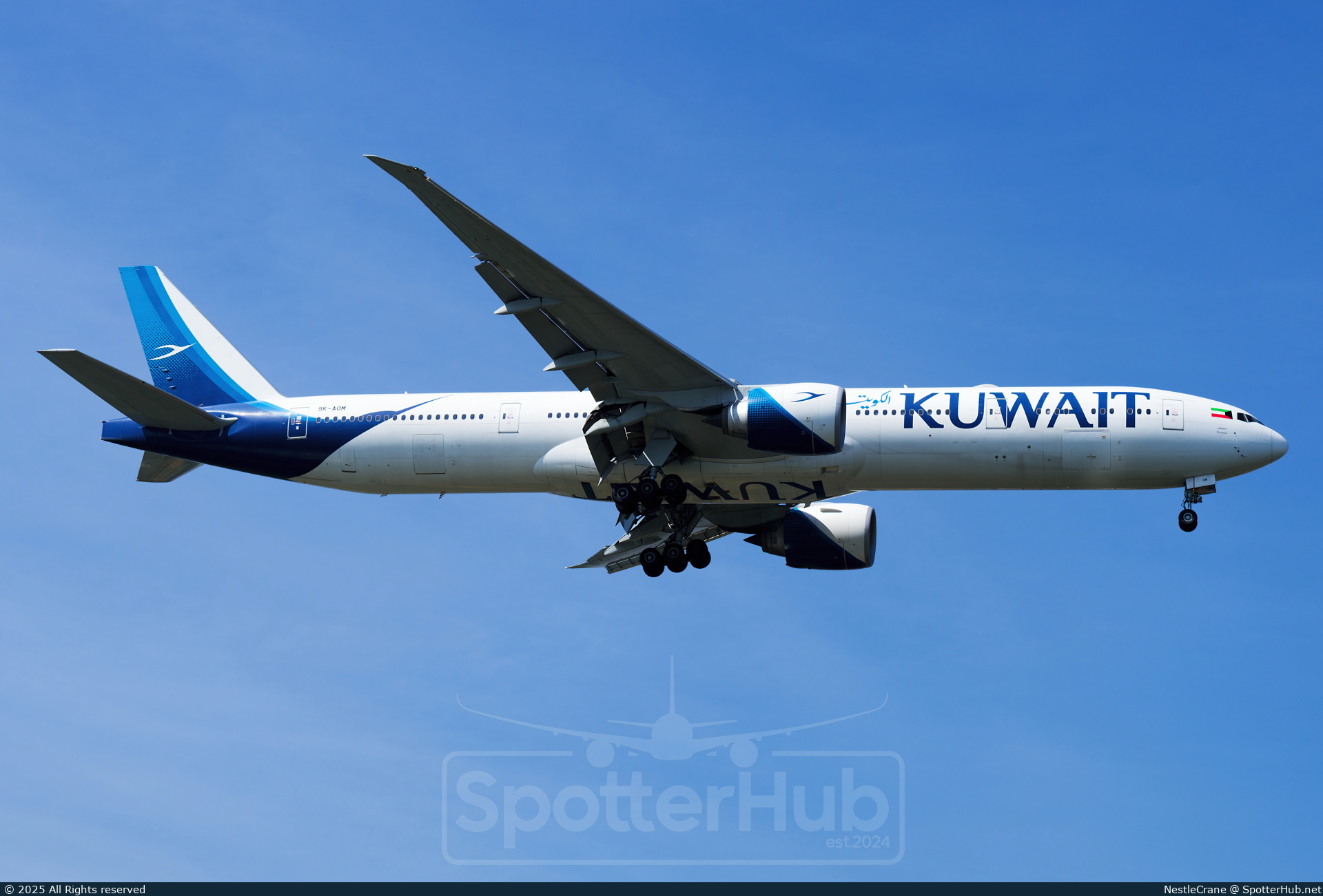 Photo of 9K-AOM - Boeing 777-369(ER) operated by Kuwait Airways