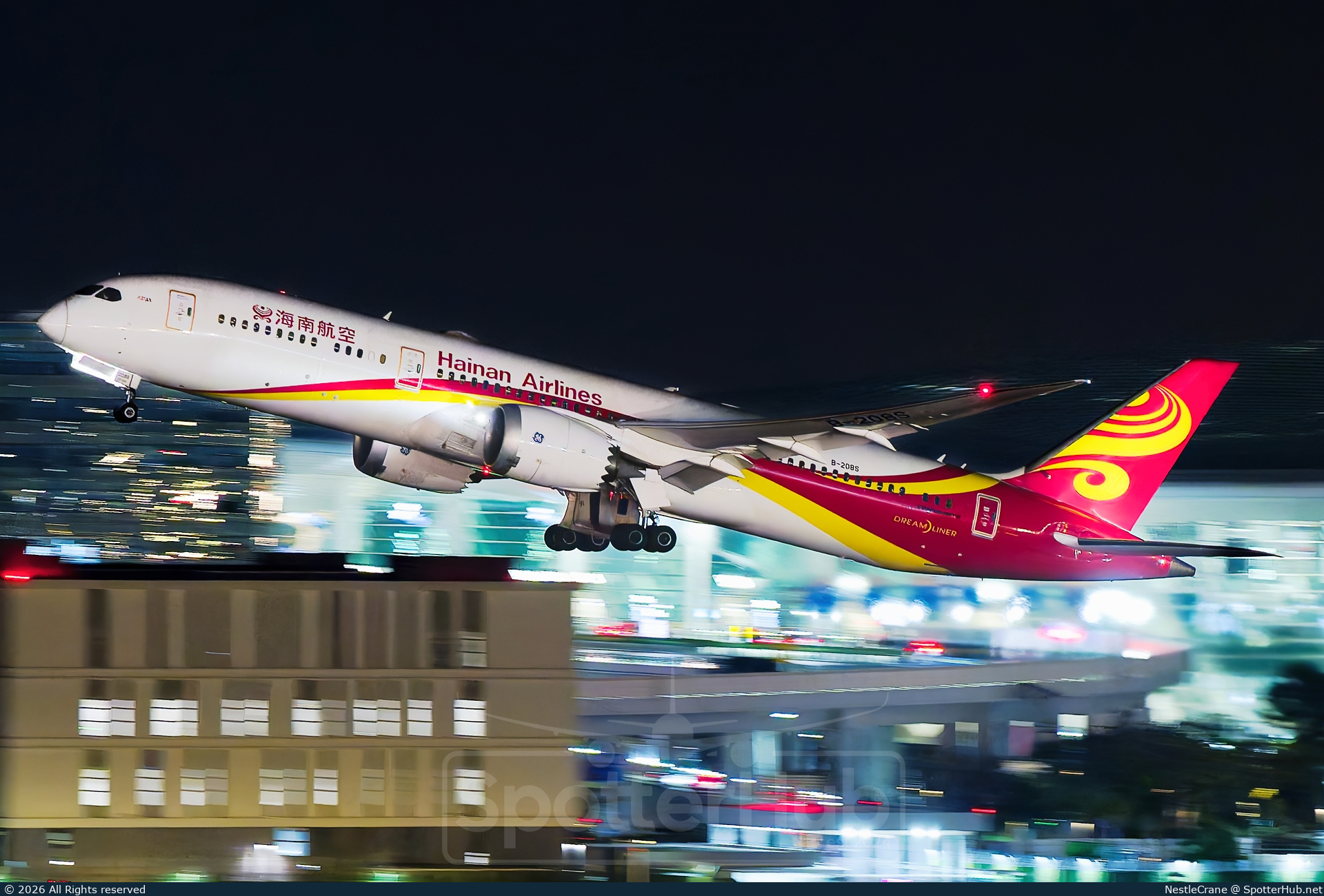 Photo of B-208S - Boeing 787-9 Dreamliner operated by Hainan Airlines