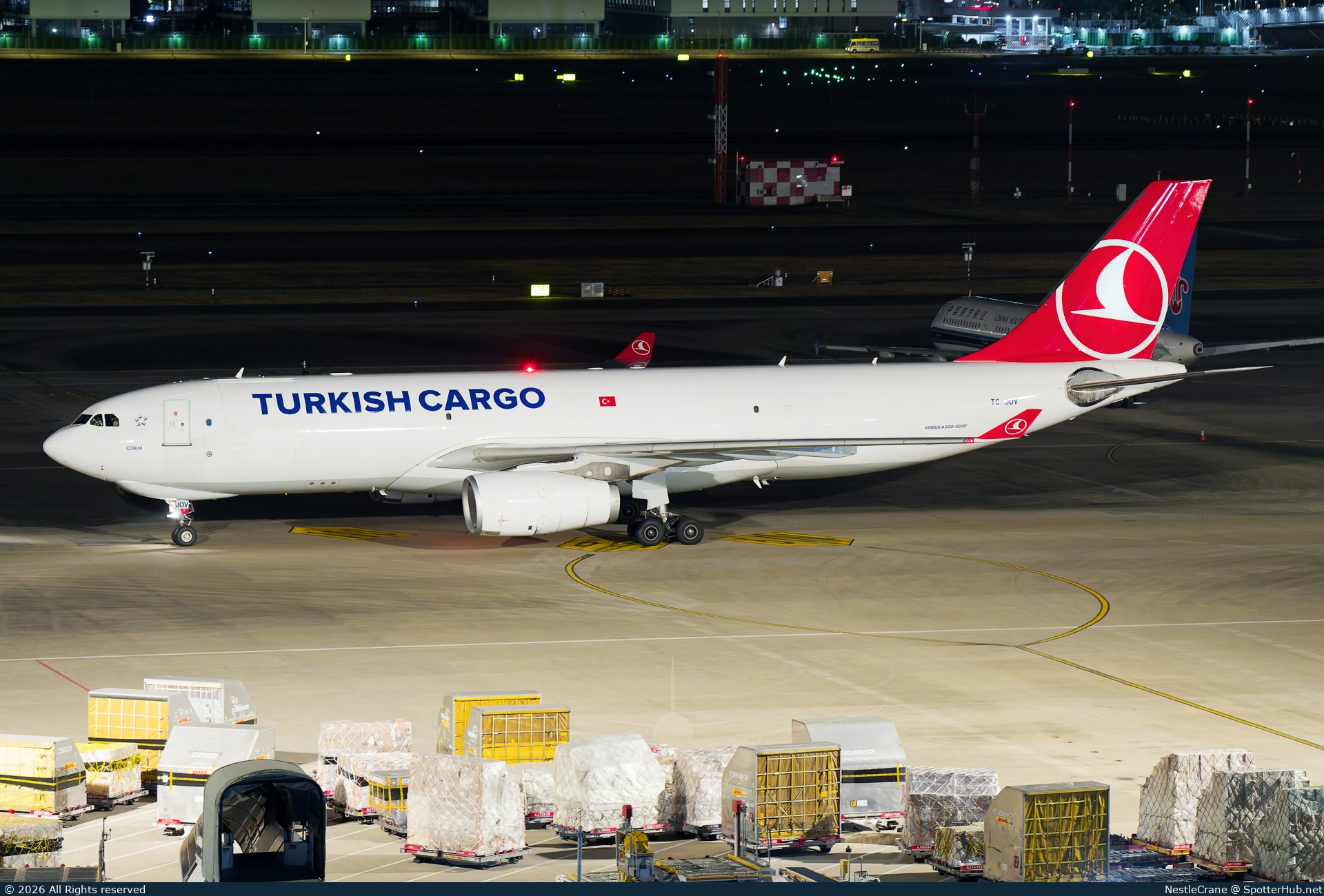 Photo of TC-JOV - Airbus A330-243F operated by Turkish Airlines Cargo