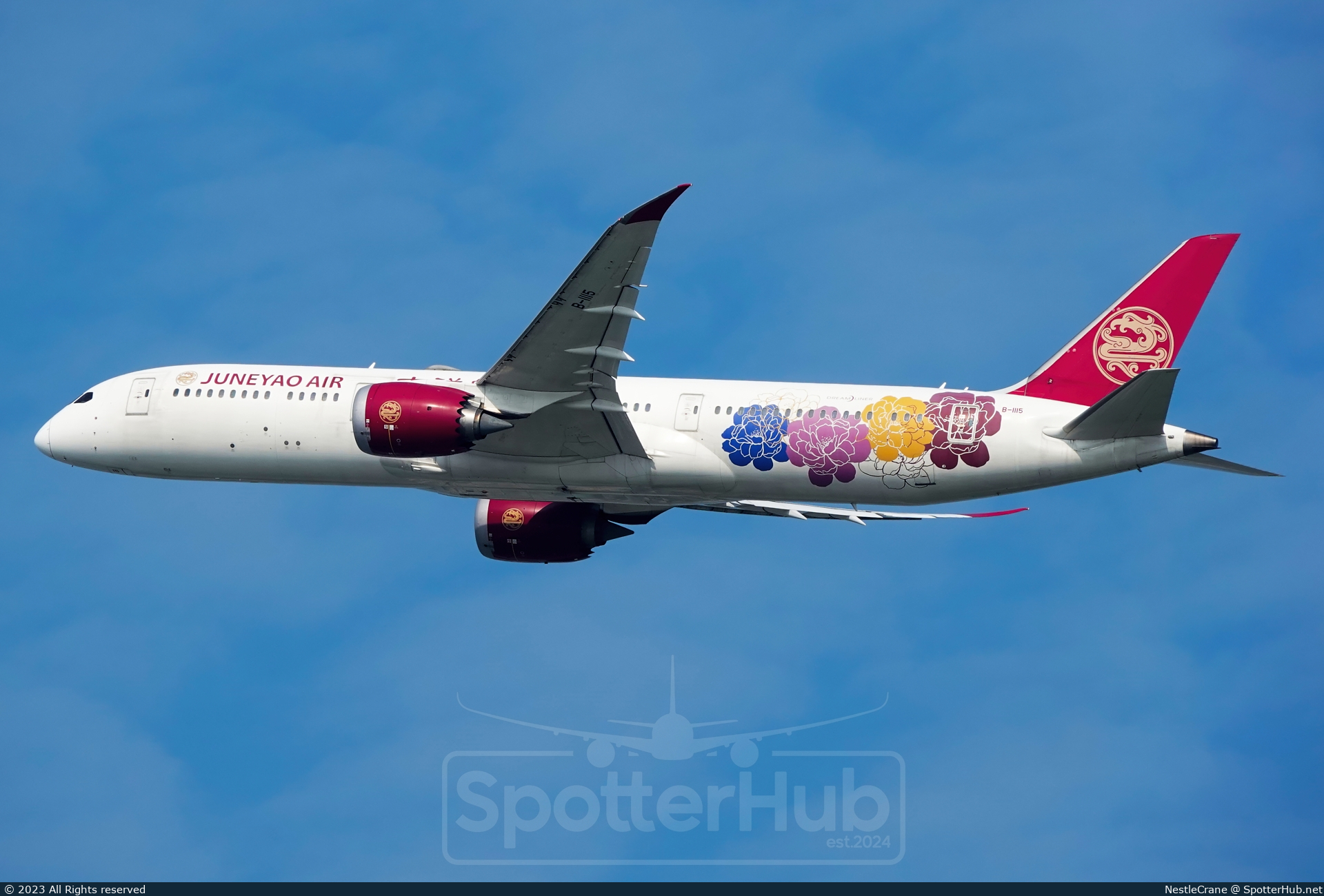 Photo of B-1115 - Boeing 787-9 Dreamliner operated by Juneyao Air