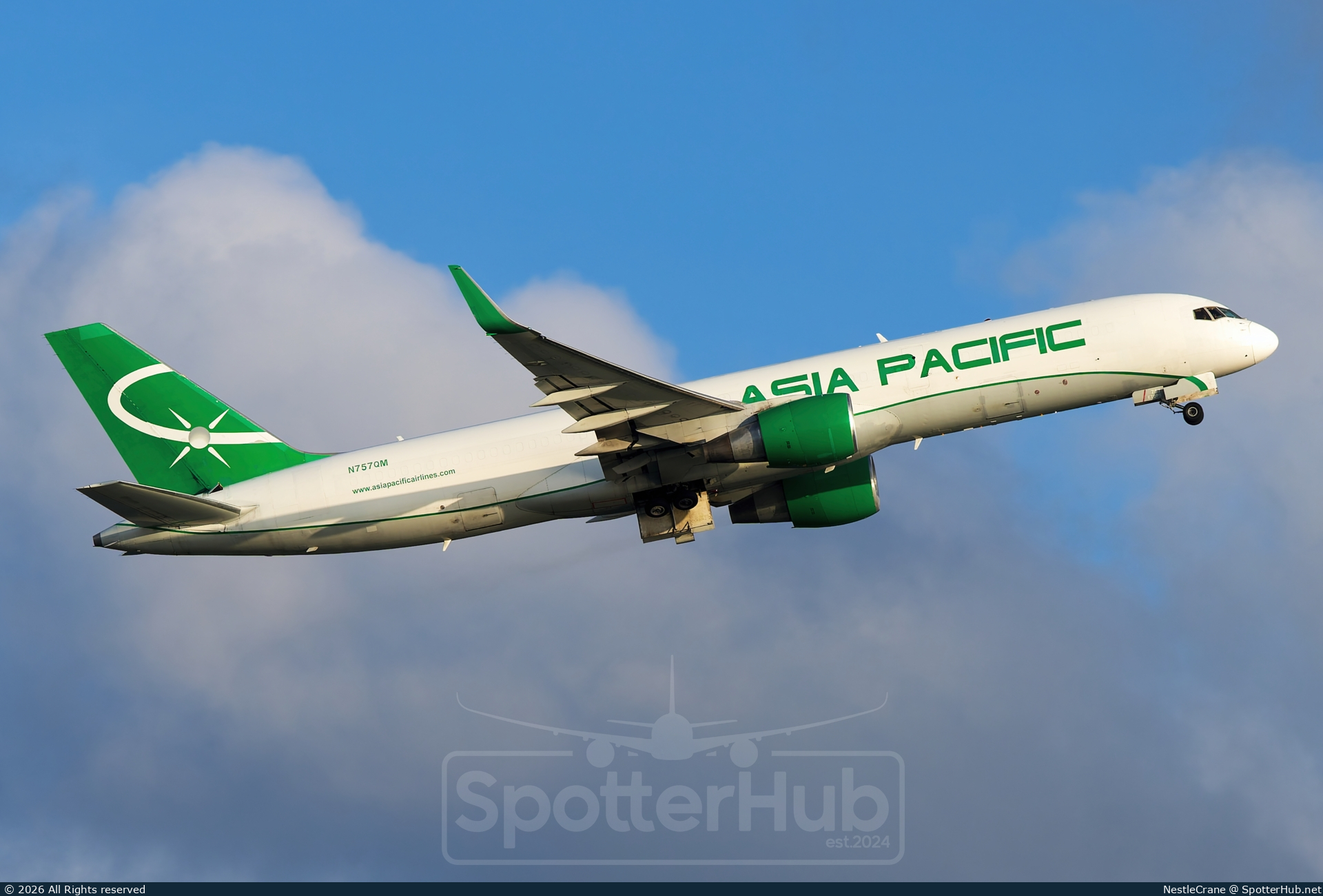 Photo of N757QM - Boeing 757-29J(PCF) operated by Asia Pacific Airlines