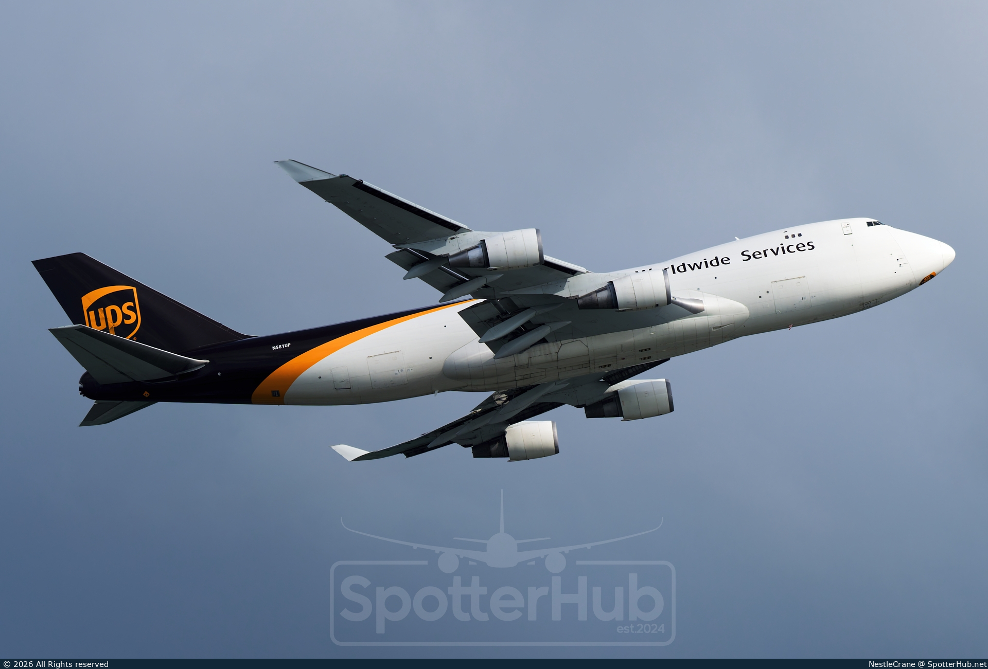 Photo of N581UP - Boeing 747-4R7F operated by UPS United Parcel Service