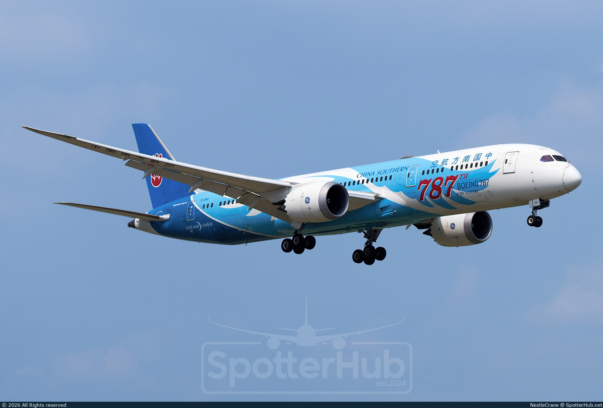 Photo of B-1168 - Boeing 787-9 Dreamliner operated by China Southern Airlines