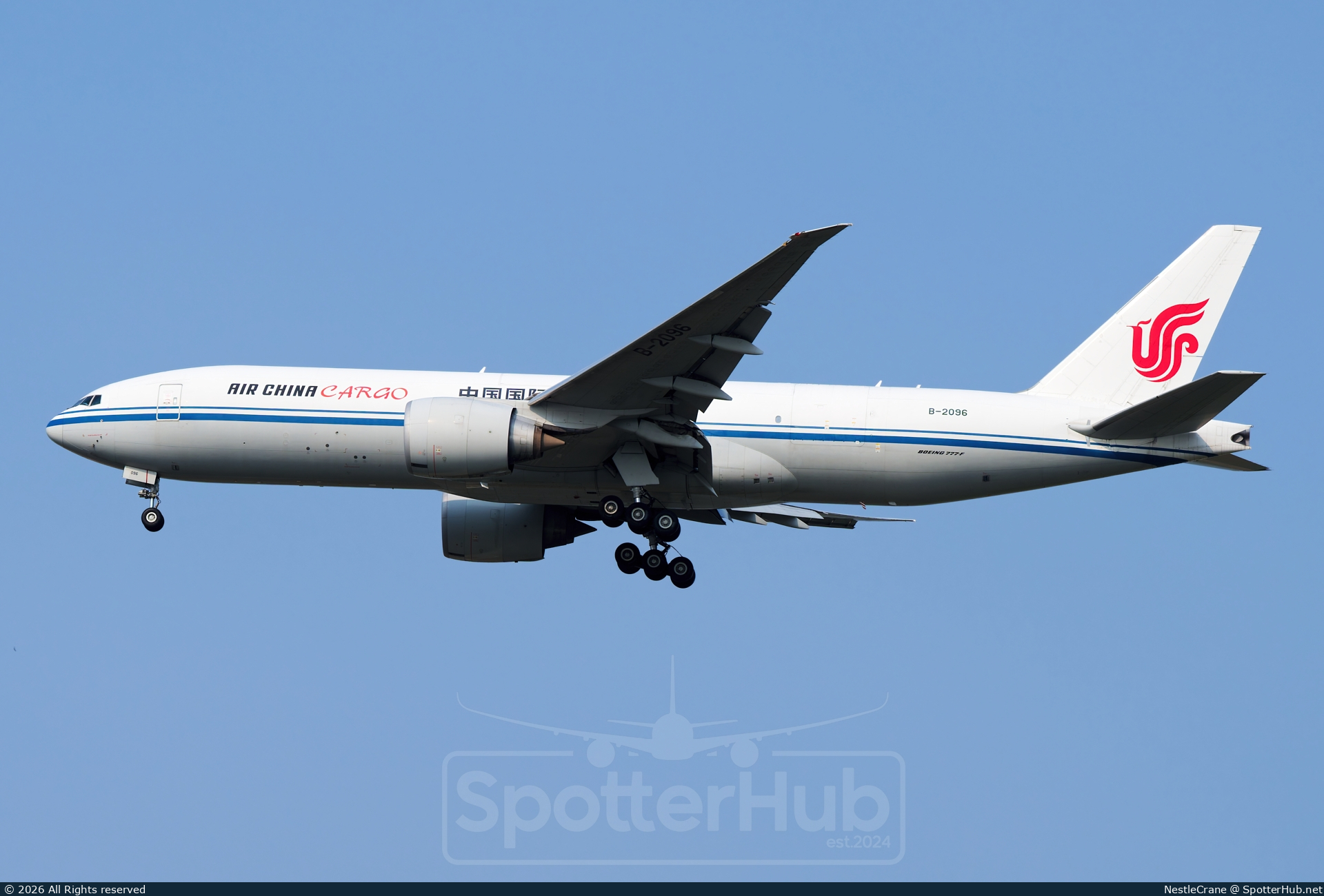 Photo of B-2096 - Boeing 777-FFT operated by Air China Cargo