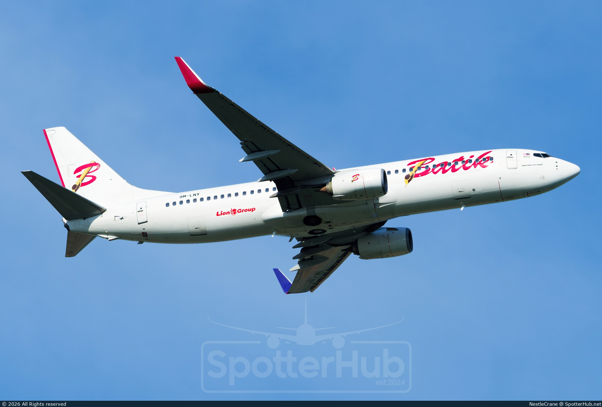 Photo of 9M-LNY - Boeing 737-8GP operated by Batik Air Malaysia