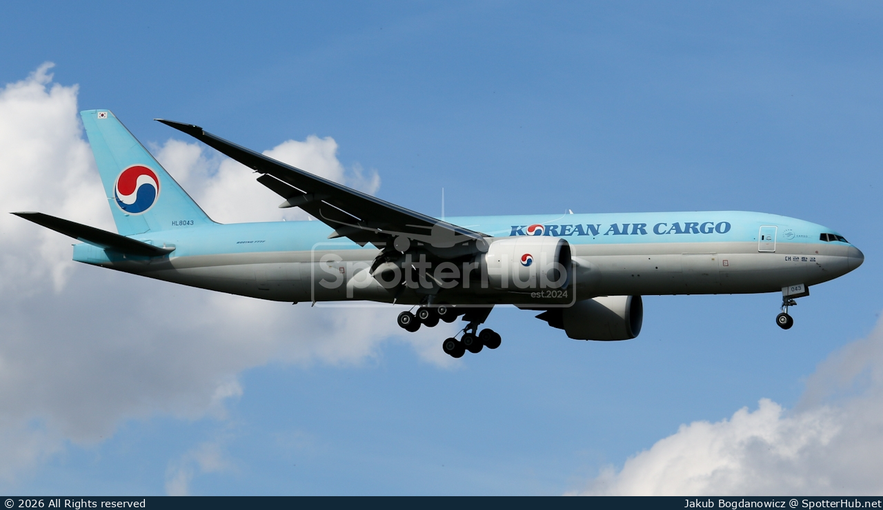 Photo of HL8043 - Boeing 777-FB5 operated by Korean Air Cargo