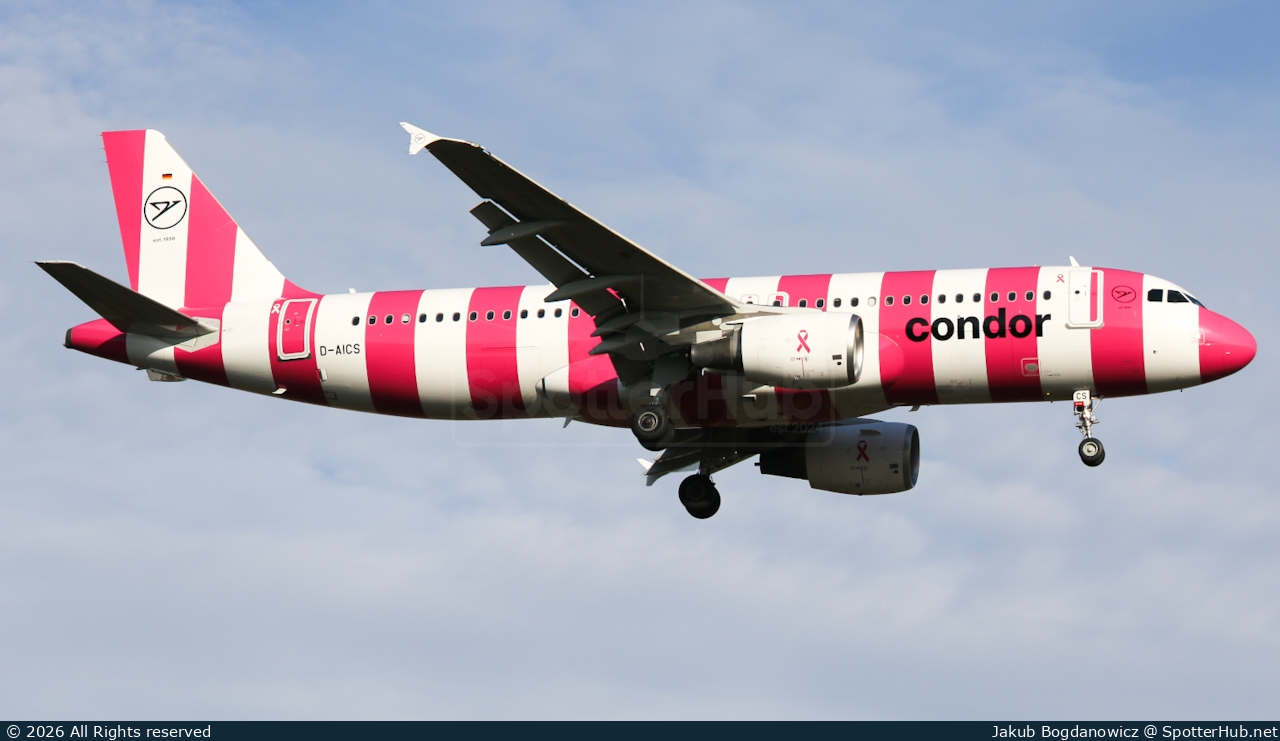 Photo of D-AICS - Airbus A320-214 operated by Condor